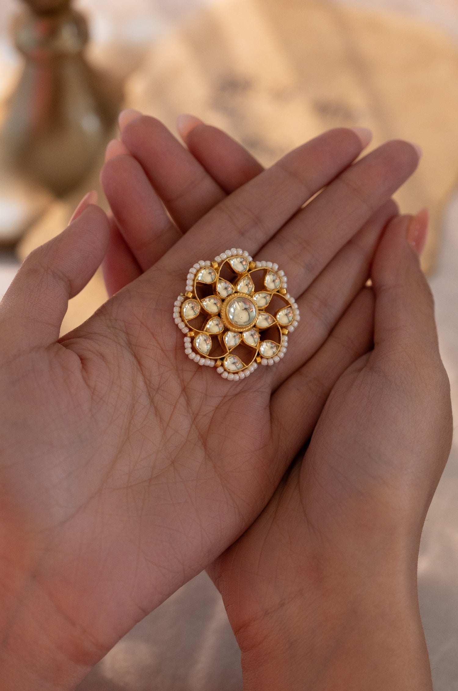 Sarina Kundan Ring