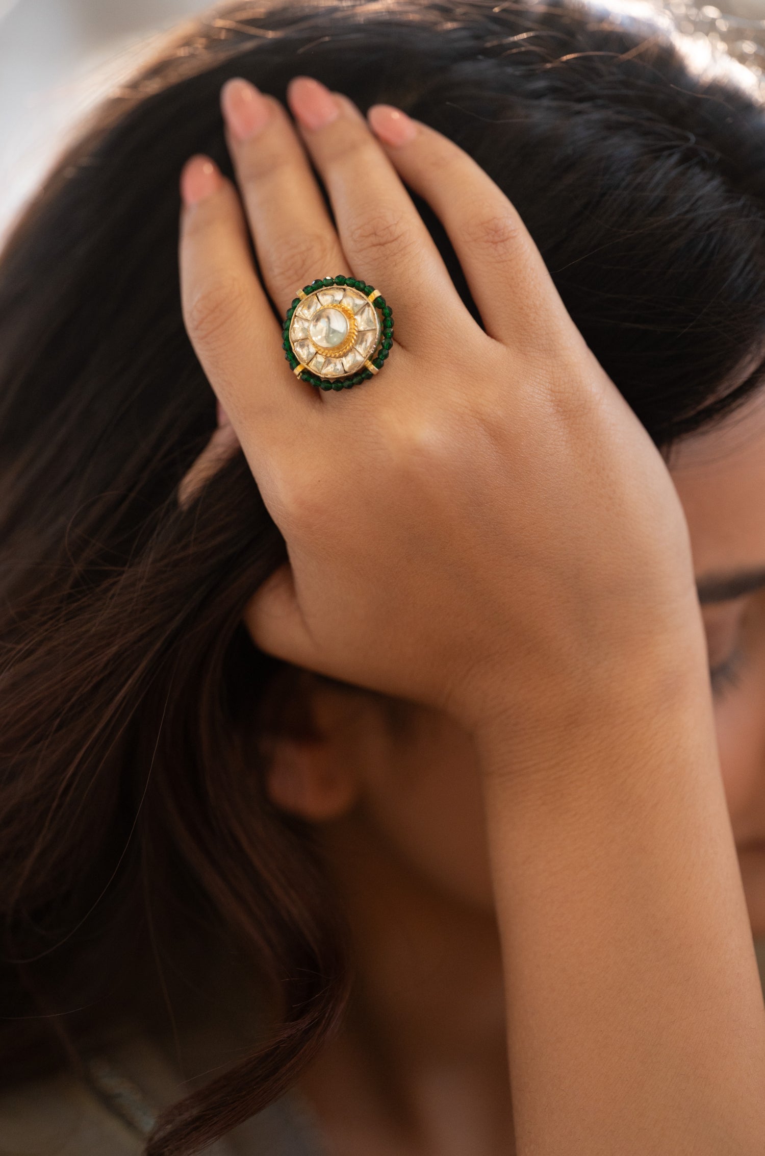 Ira Kundan Ring
