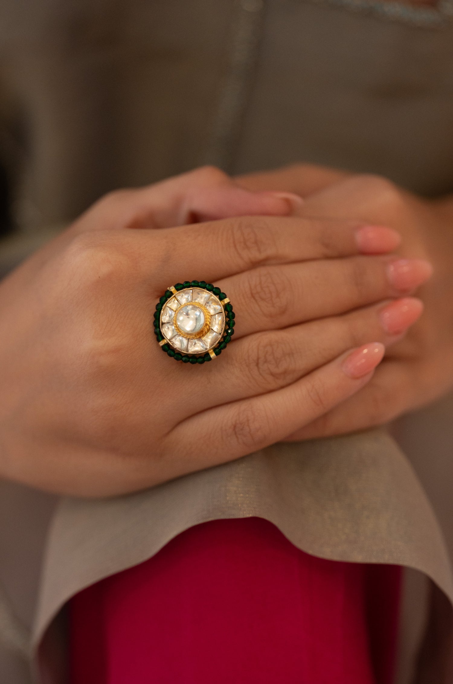 Ira Kundan Ring