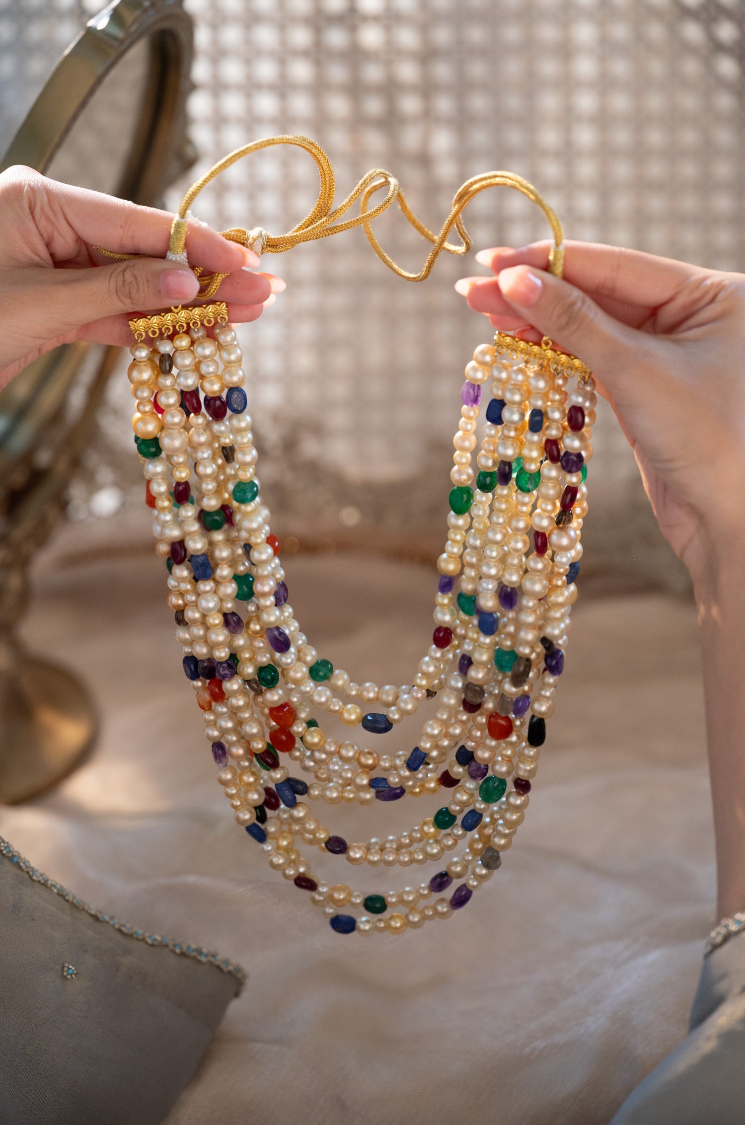 Shobita Multicolored Layered Necklace