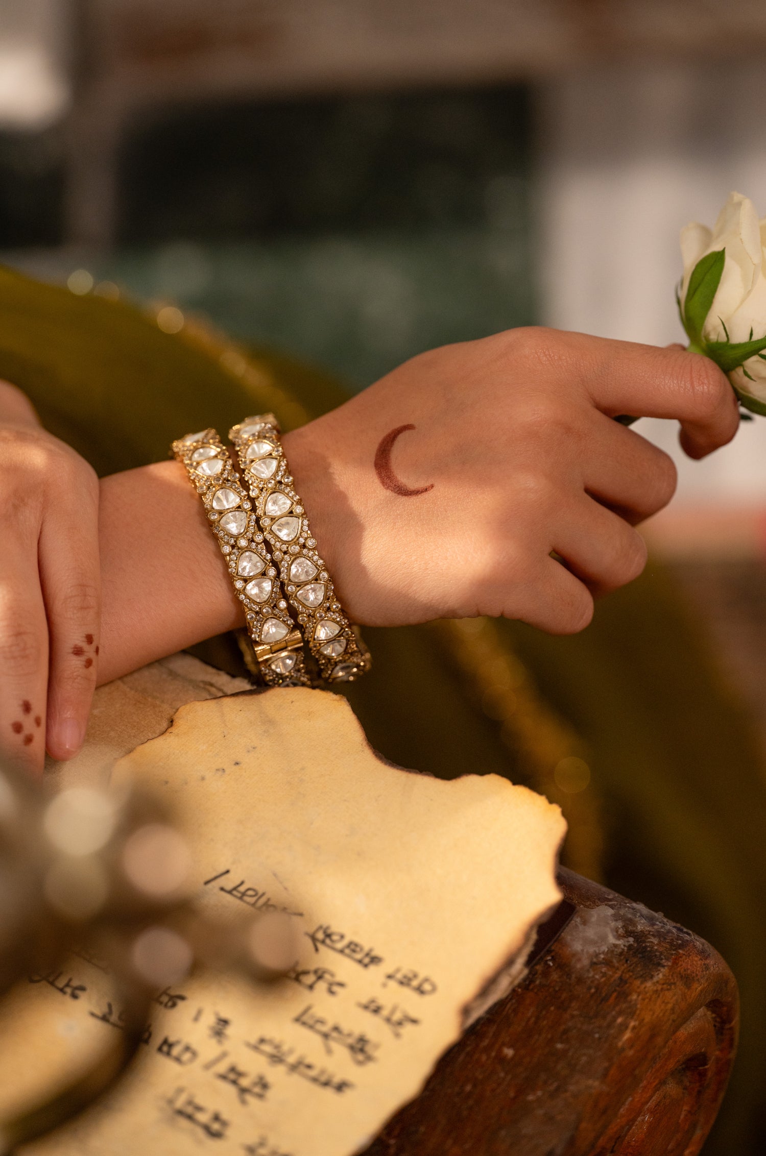 Vehanika Polki Bangles - Set of 2