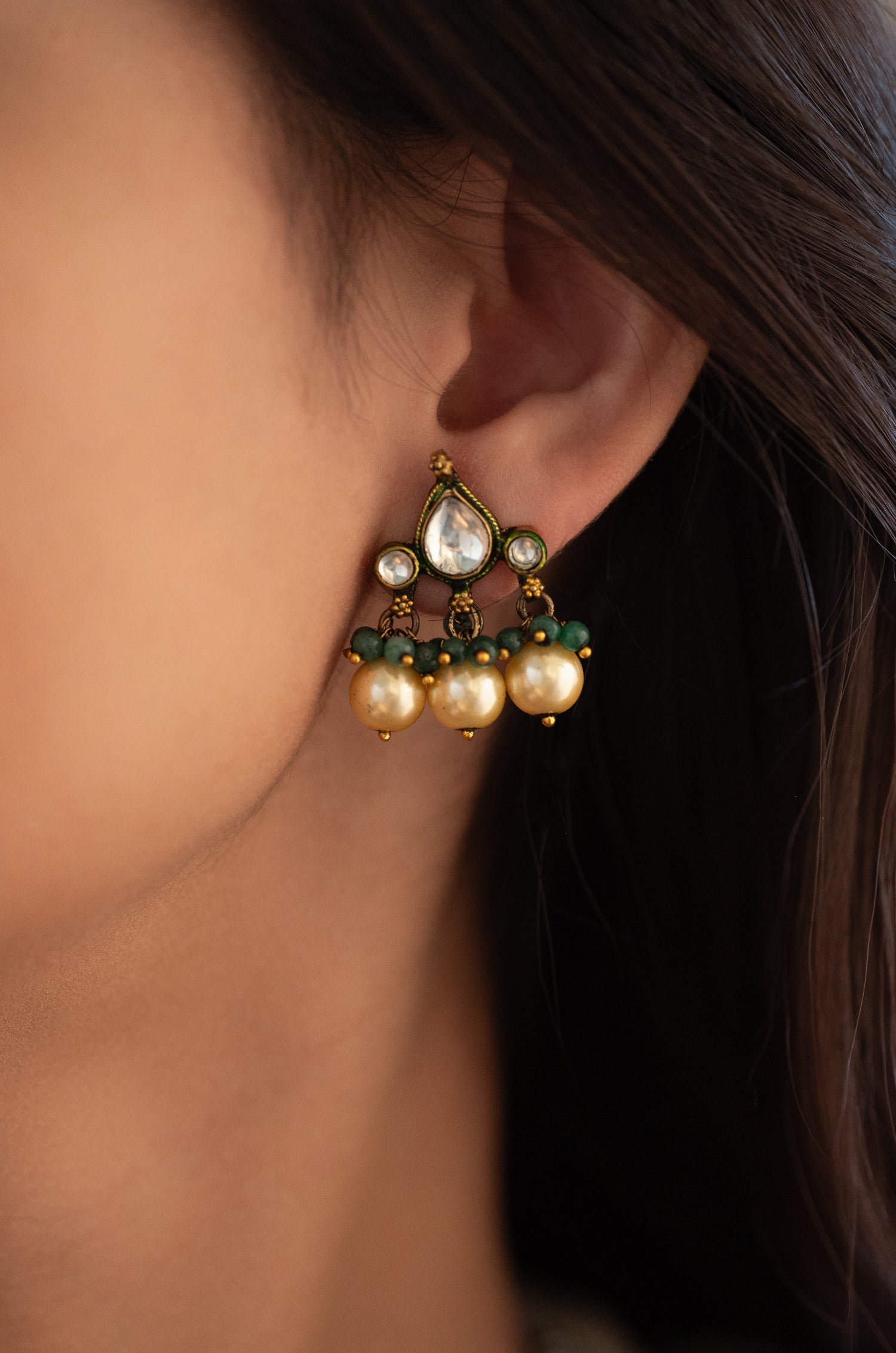 Saisha Kundan Earrings