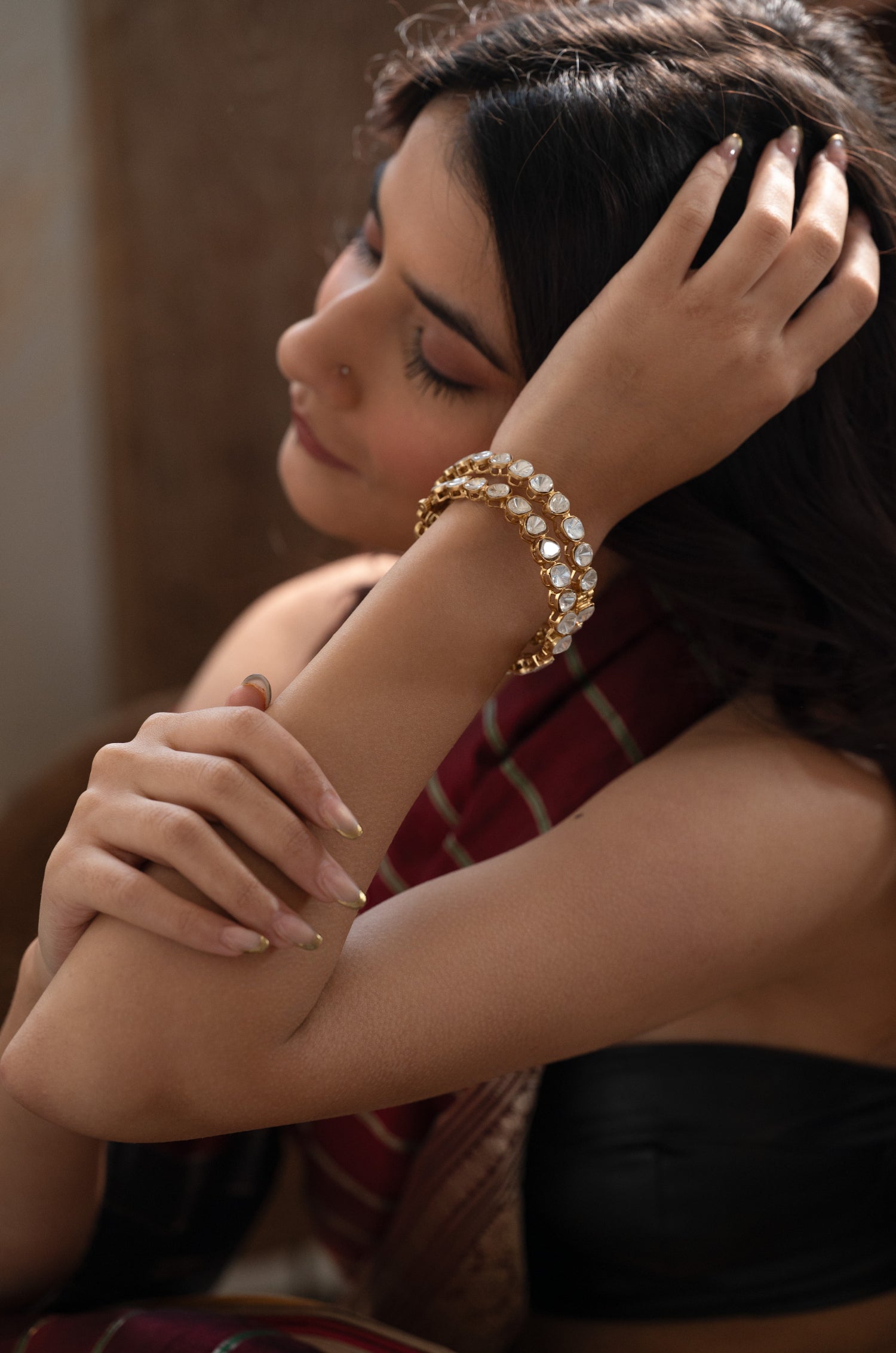 Girika Polki Bangles - Set of 2