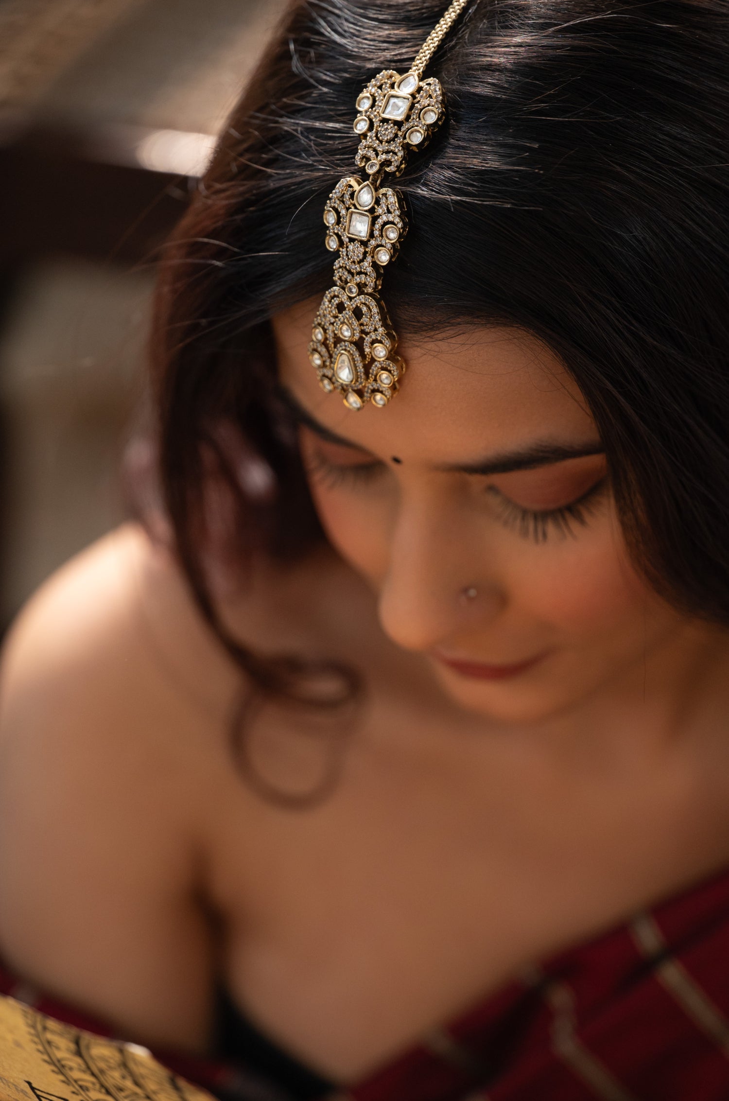 Rishika Polki Maang tikka