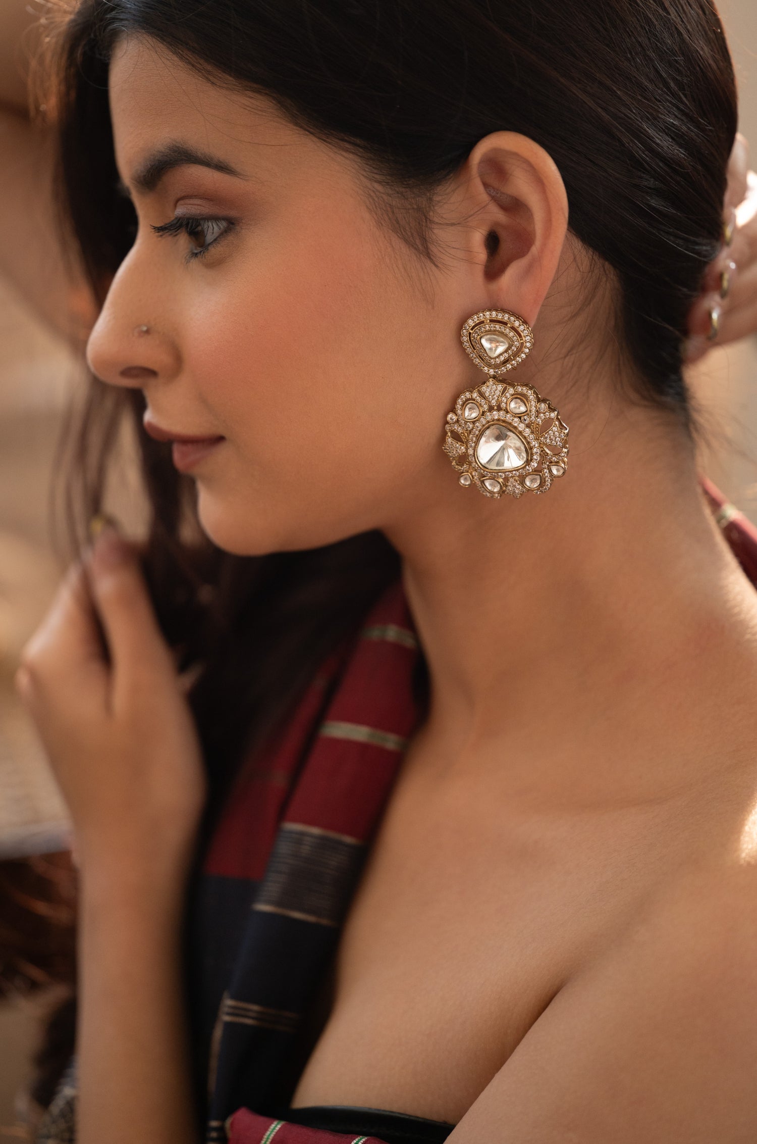 Abhiya Polki Earrings
