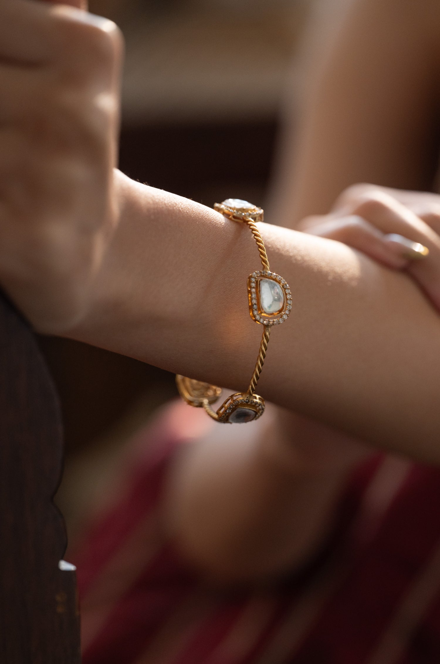 Ashleksha Polki Bangle