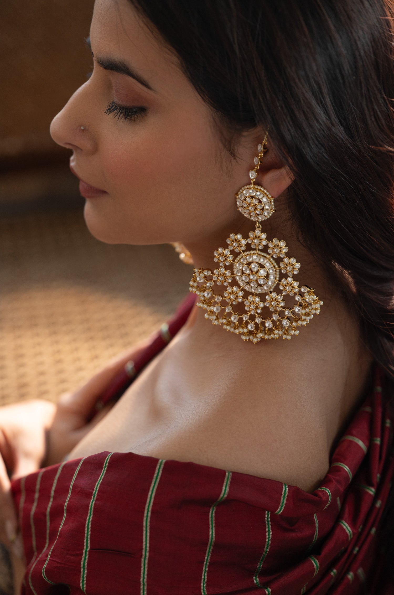 Ruby Polki Earrings