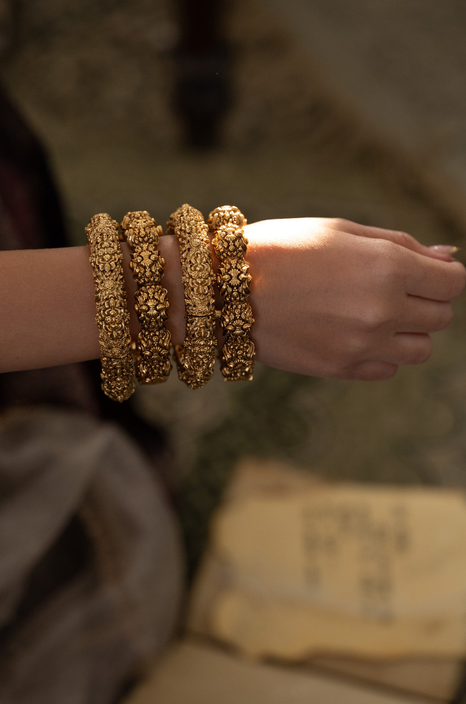 Himanshi Temple Work Bangles