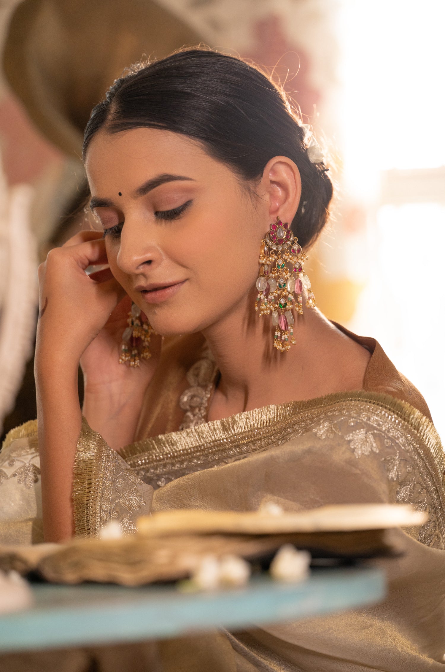 Inaaya Kundan Earrings