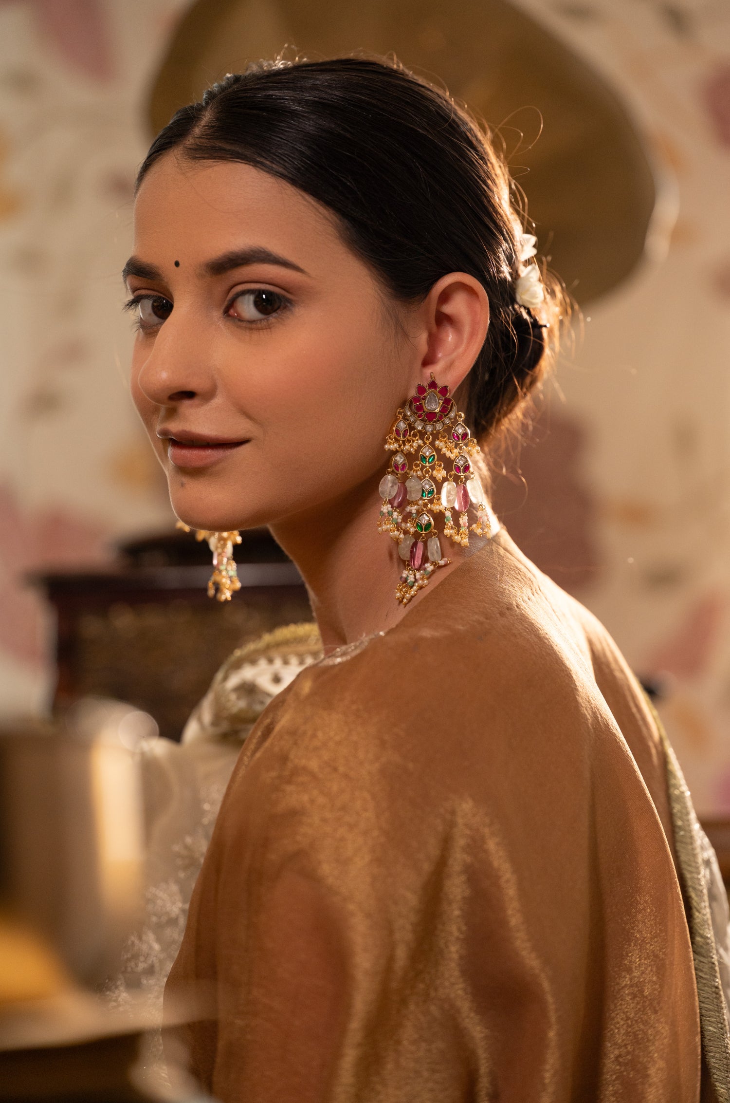 Inaaya Kundan Earrings