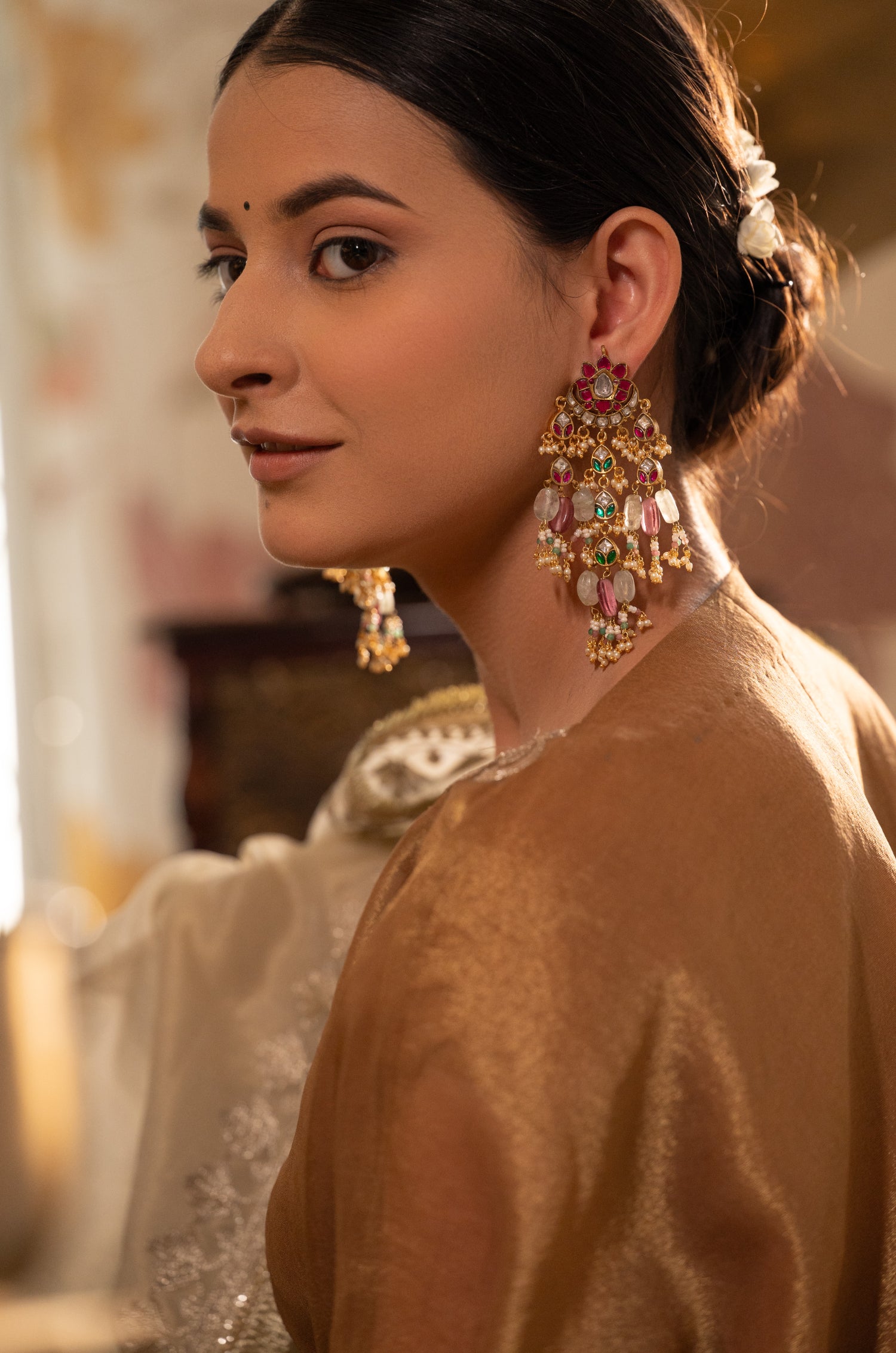 Inaaya Kundan Earrings