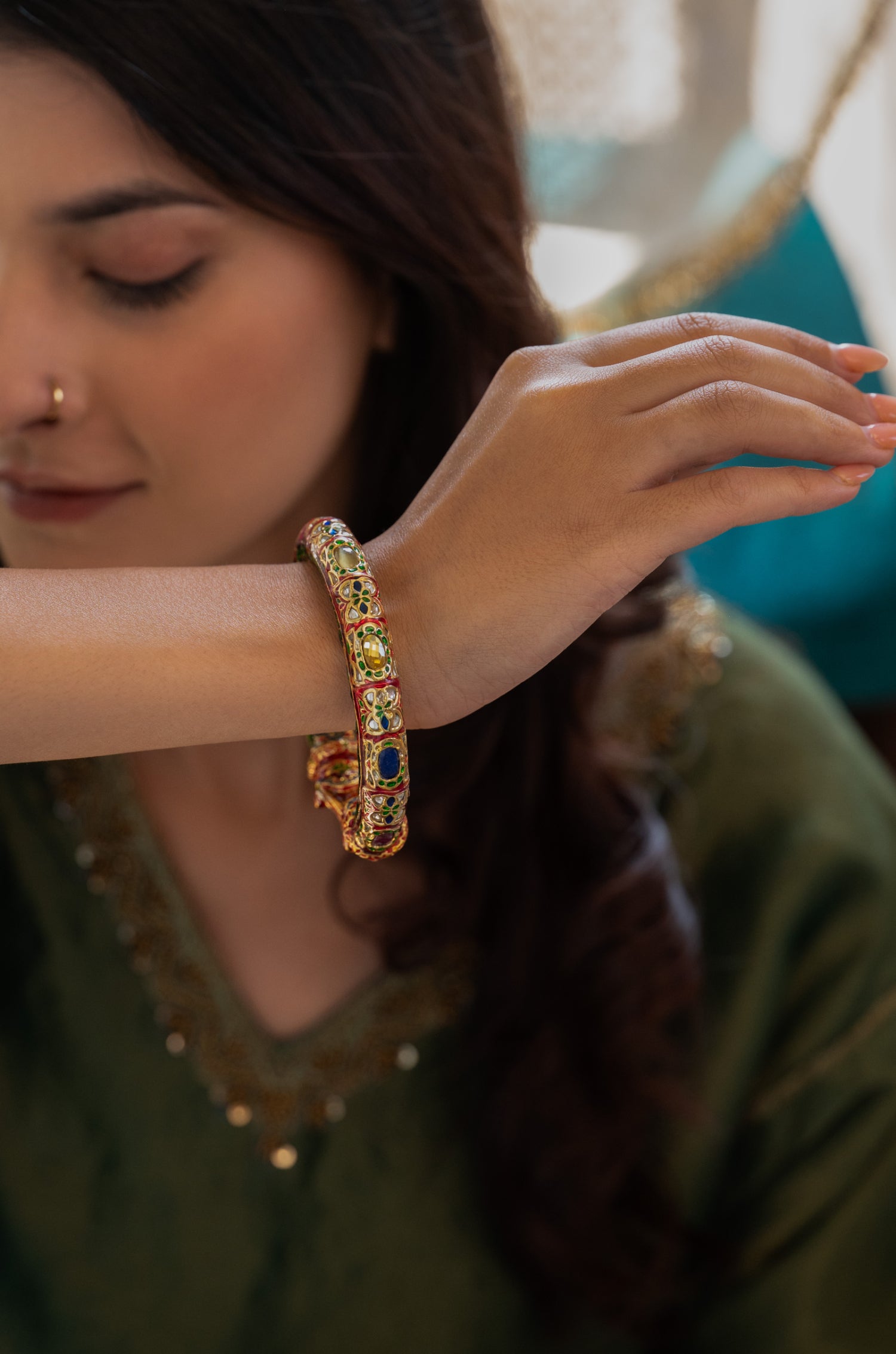 Amilia Multicolored Meenakari Bangle