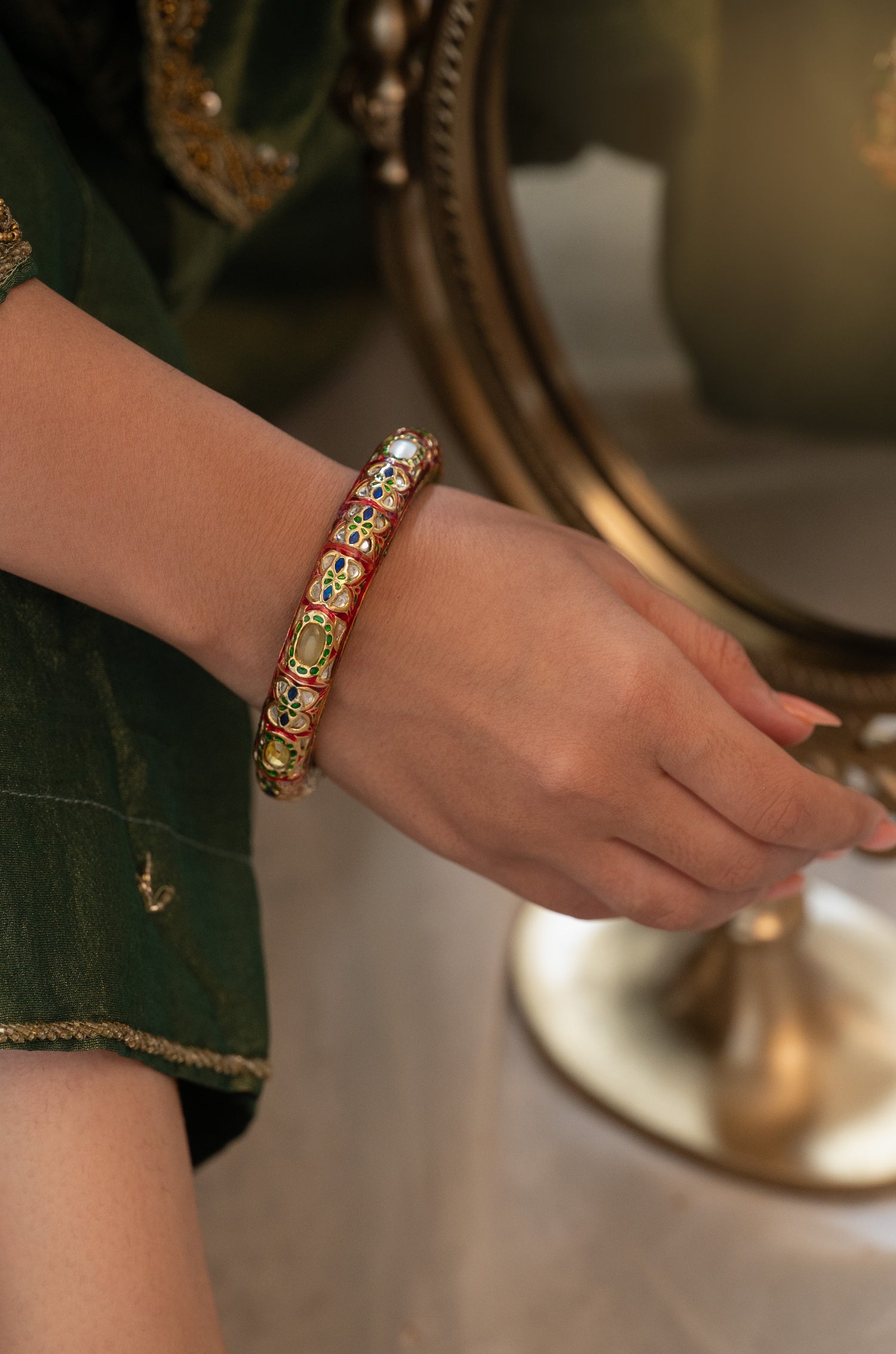Amilia Multicolored Meenakari Bangle