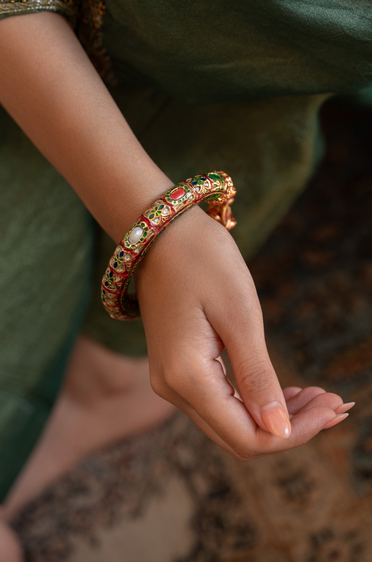 Amilia Multicolored Meenakari Bangle