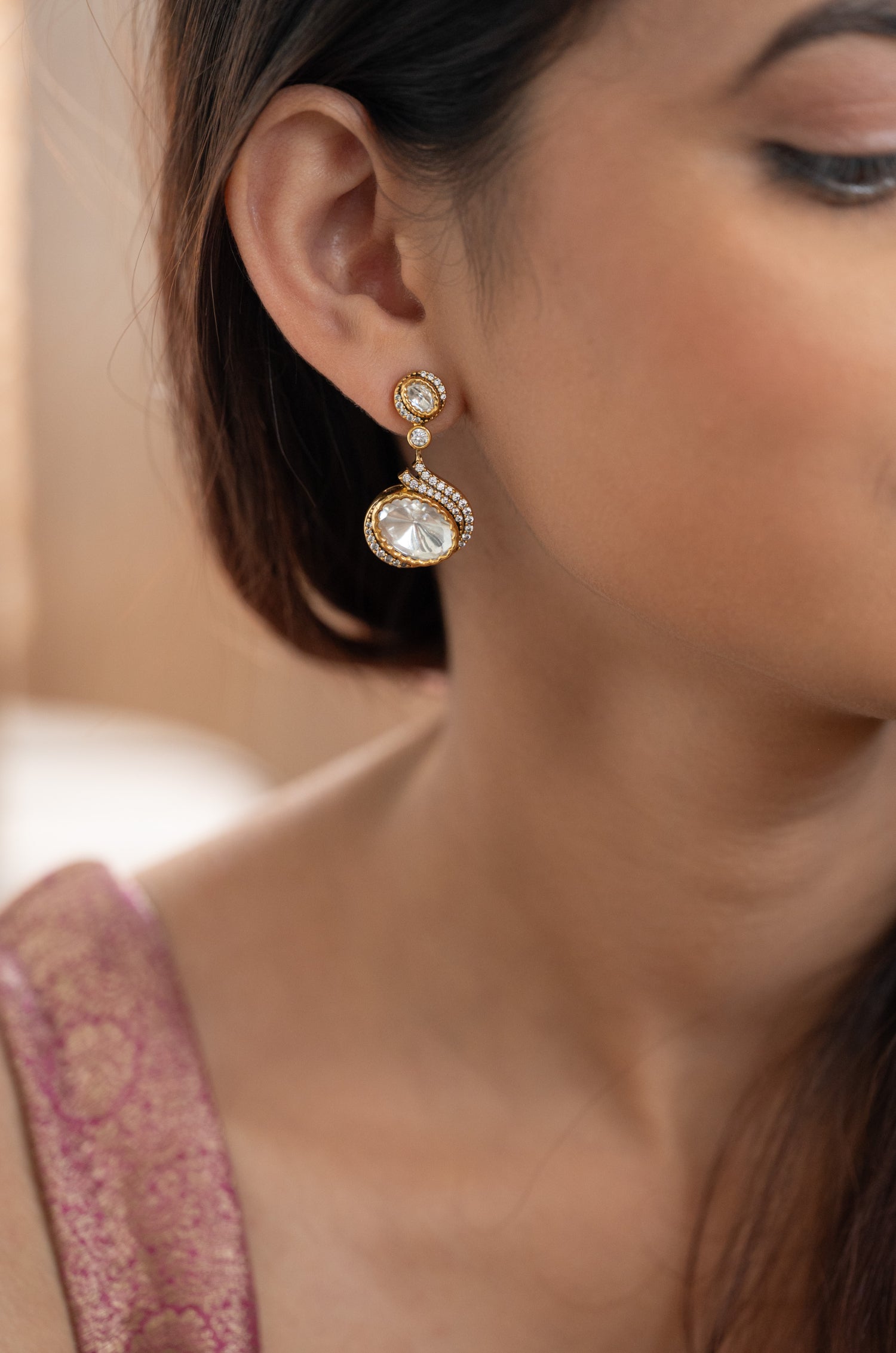 Ayesha Polki Earrings