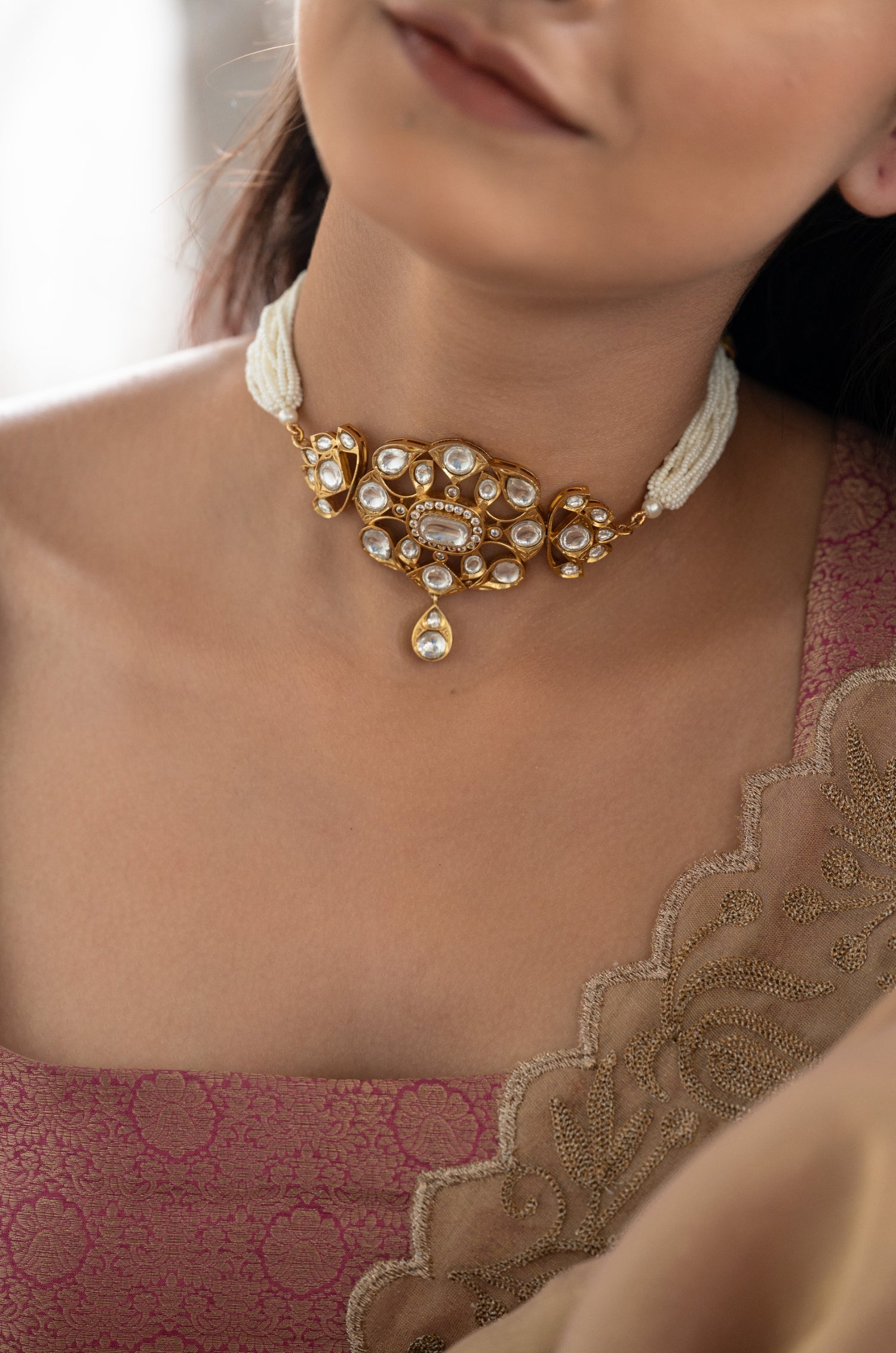 Vihani Polki Necklace Set