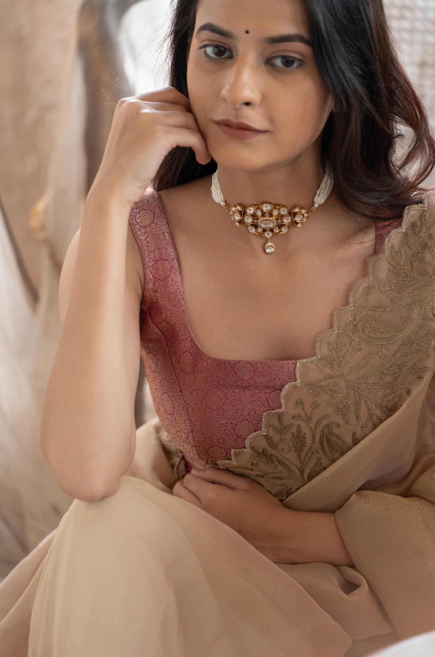 Vihani Polki Necklace Set