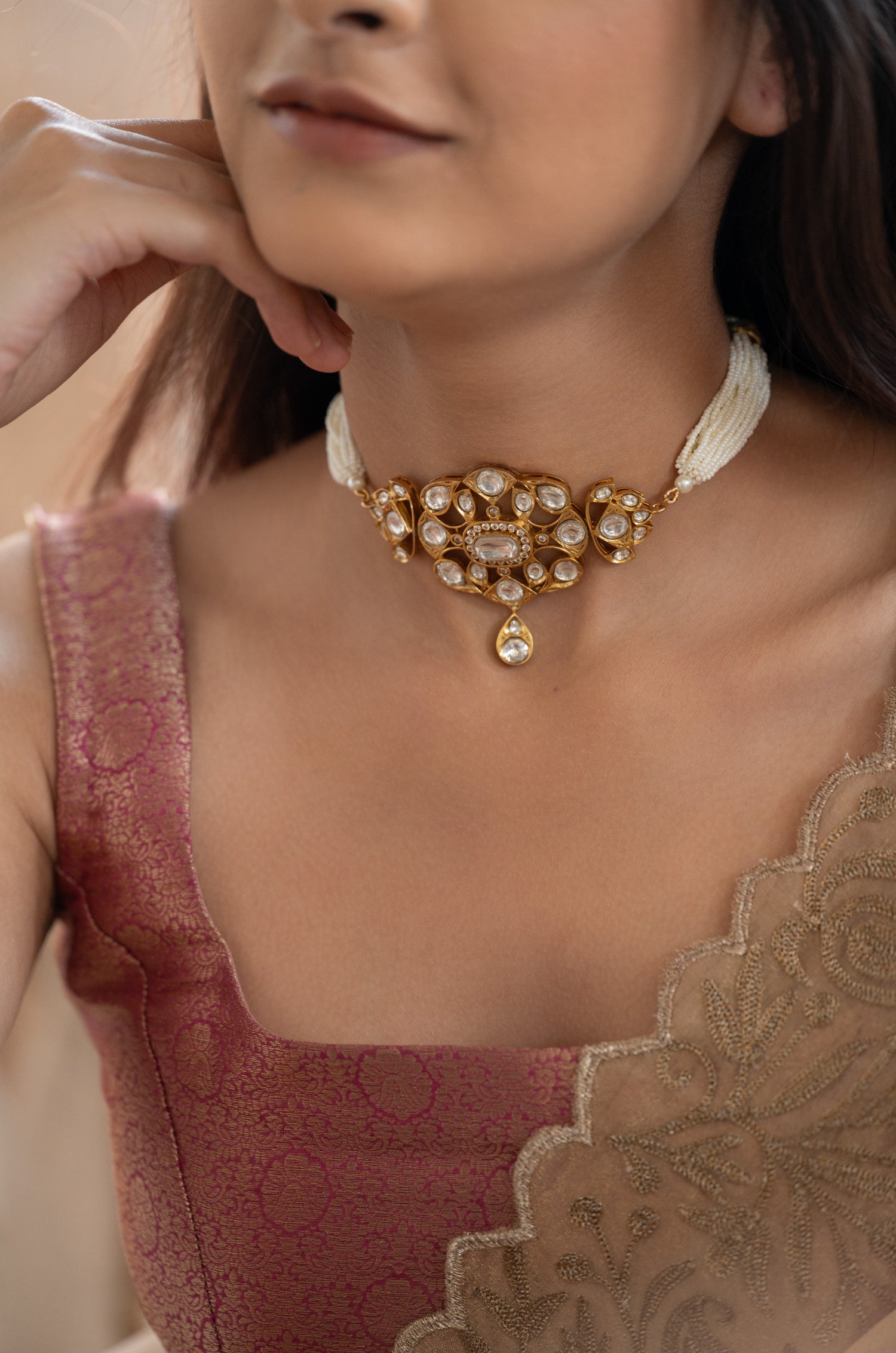 Vihani Polki Necklace Set