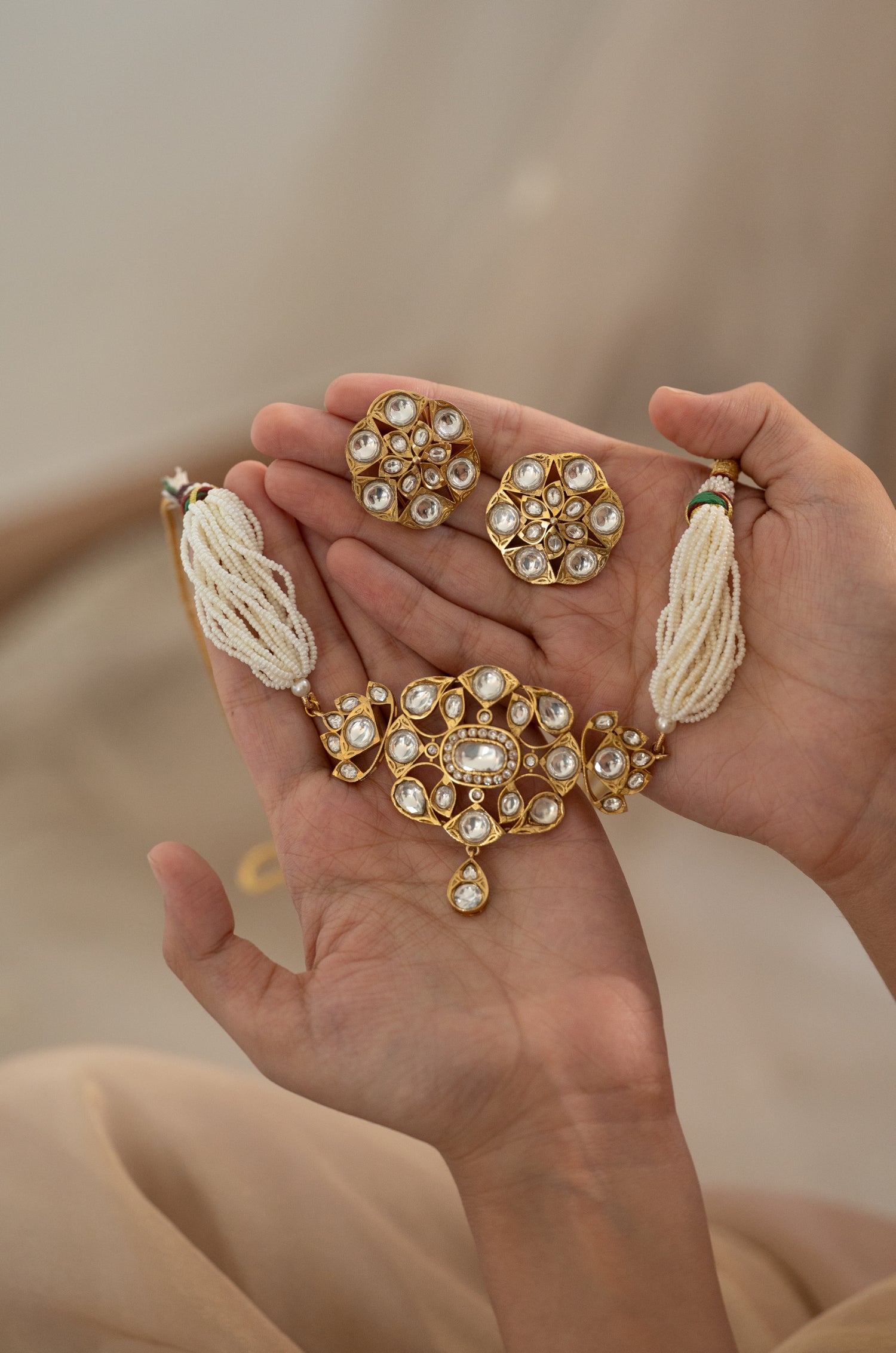 Vihani Polki Necklace Set