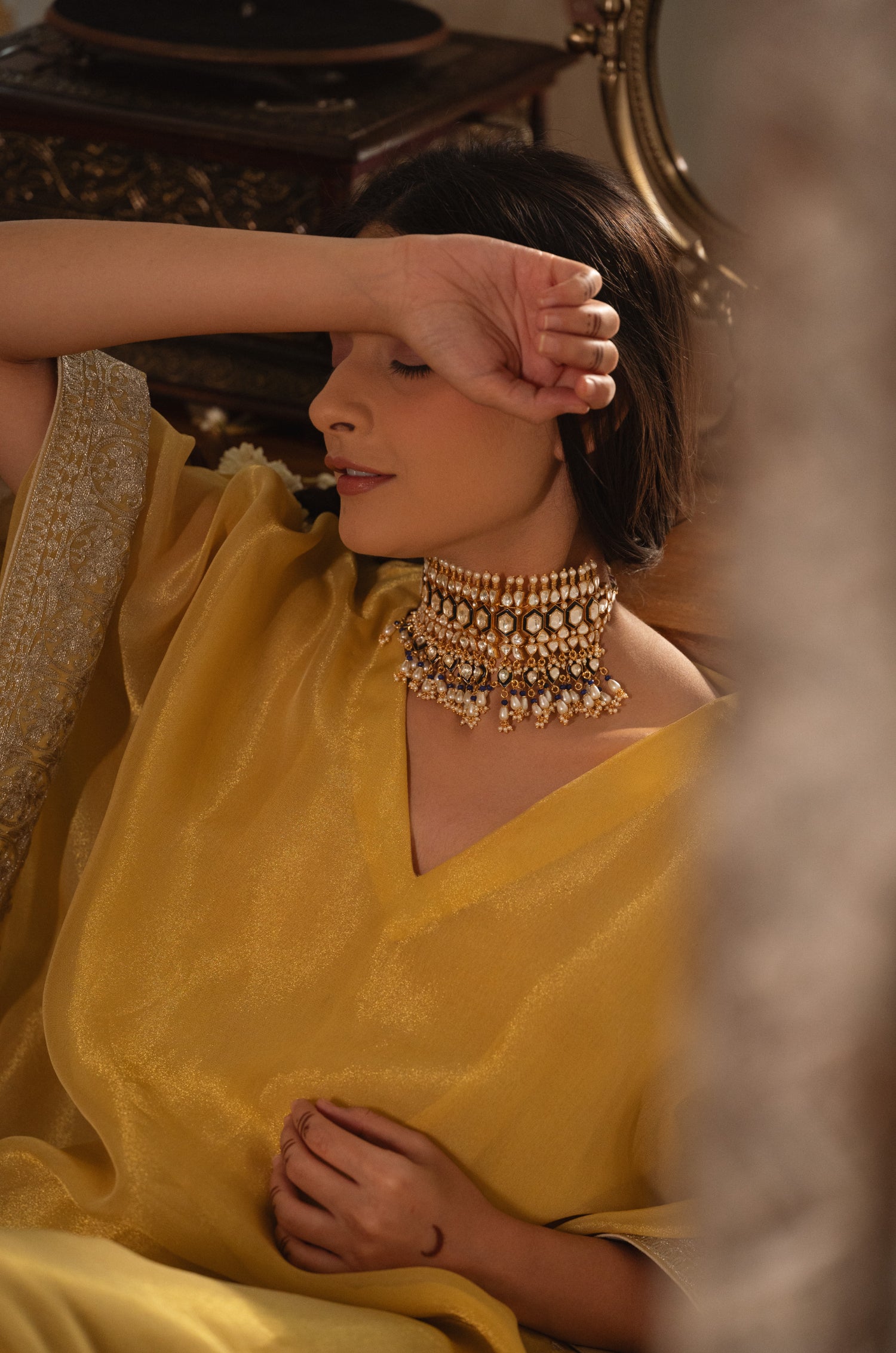 Damini Kundan Necklace Set