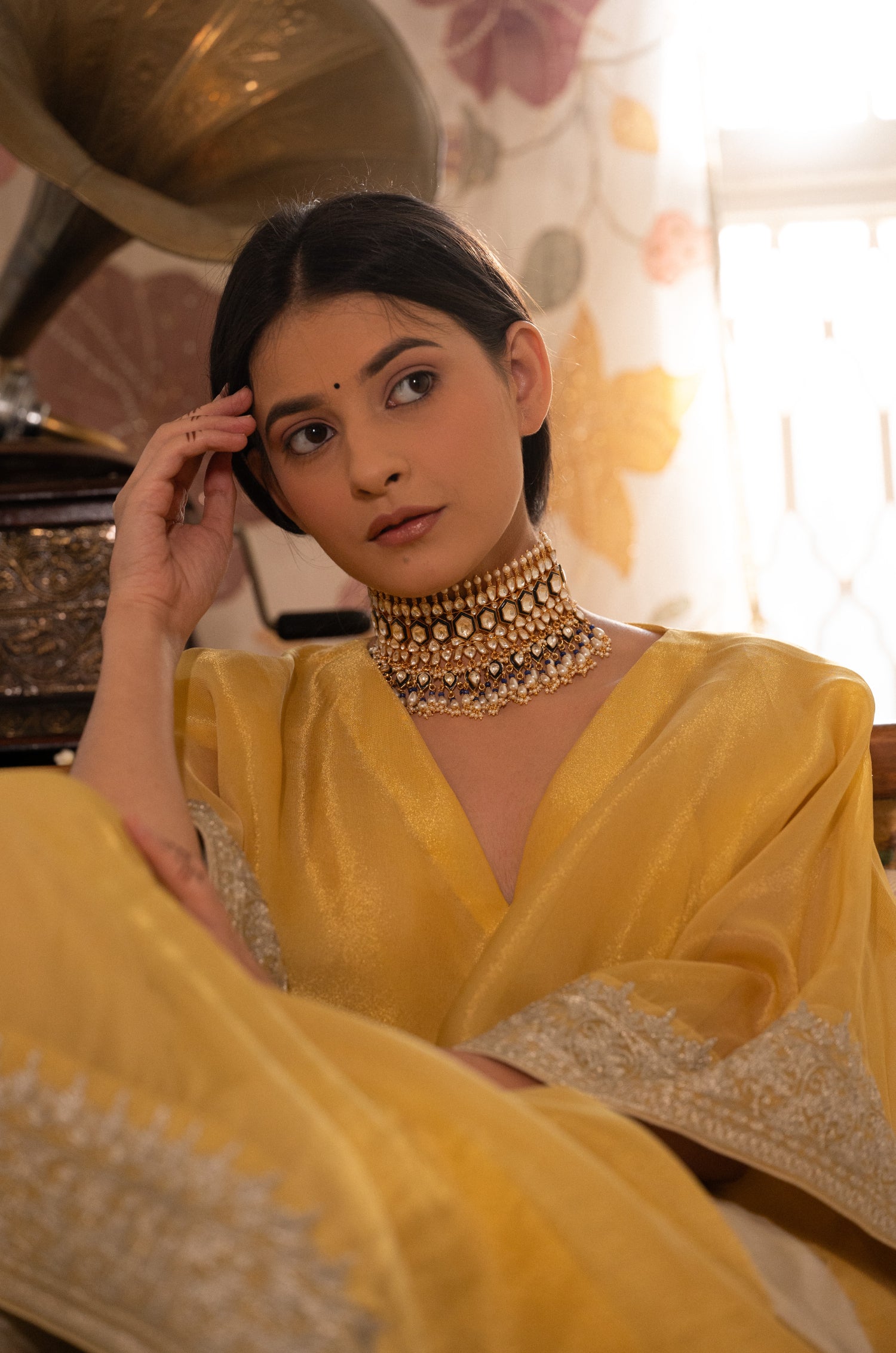 Damini Kundan Necklace Set