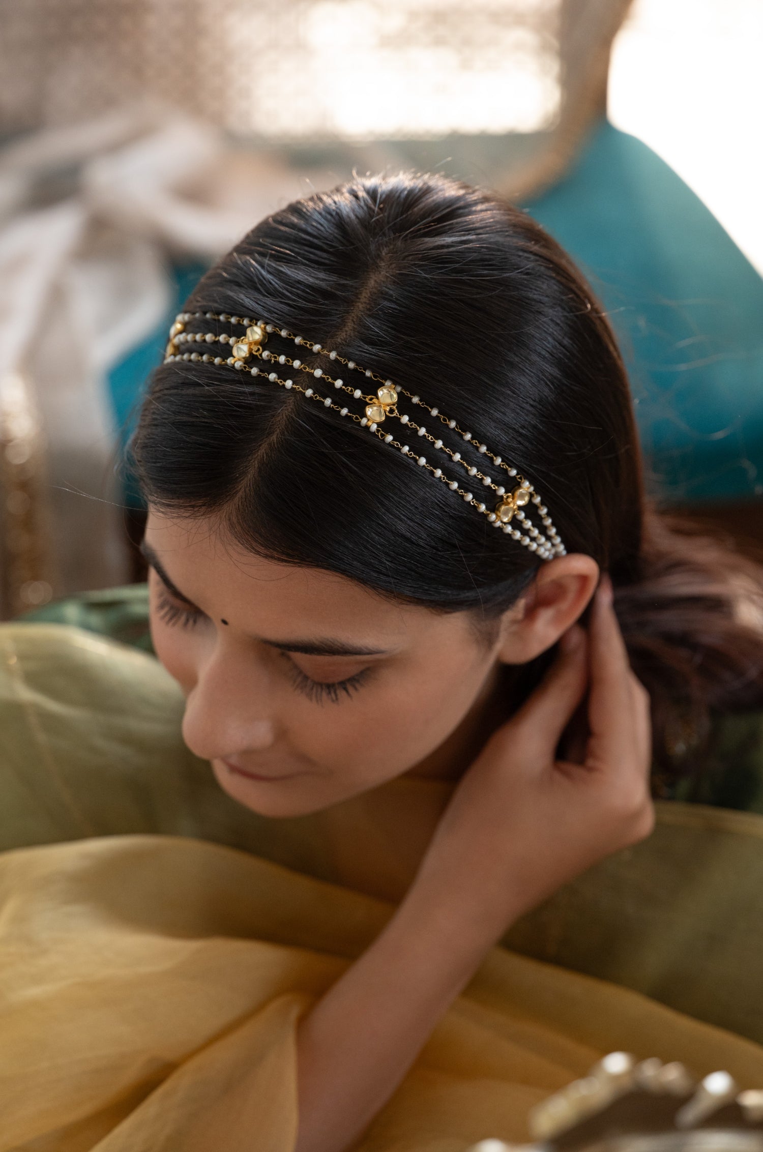 Sehrina Kundan Headband