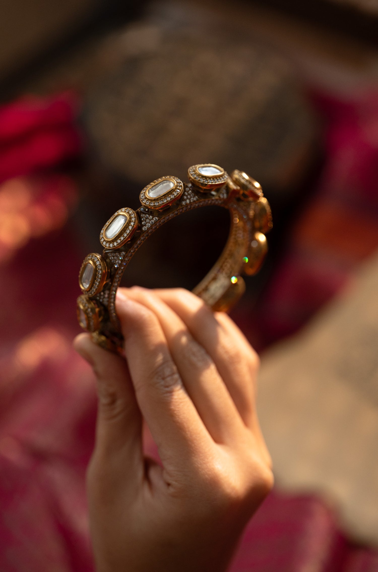 Mahi Polki Bangle