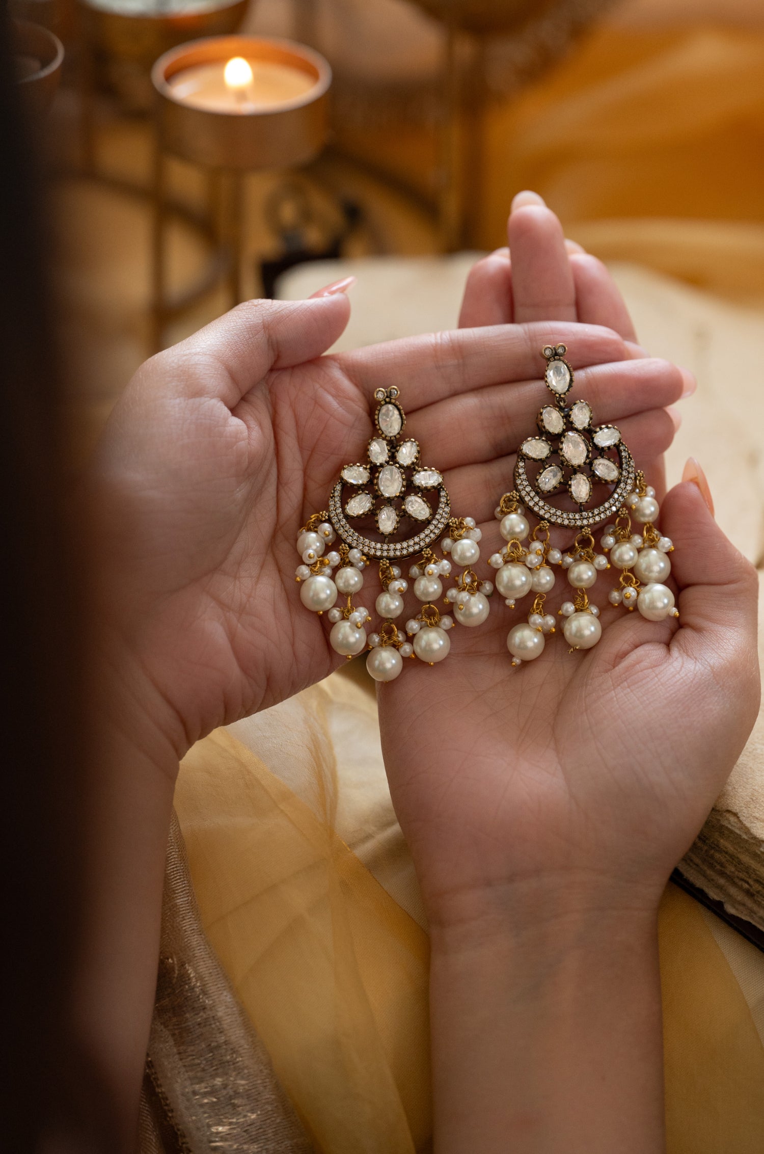 Idika Victoian Polki Earrings