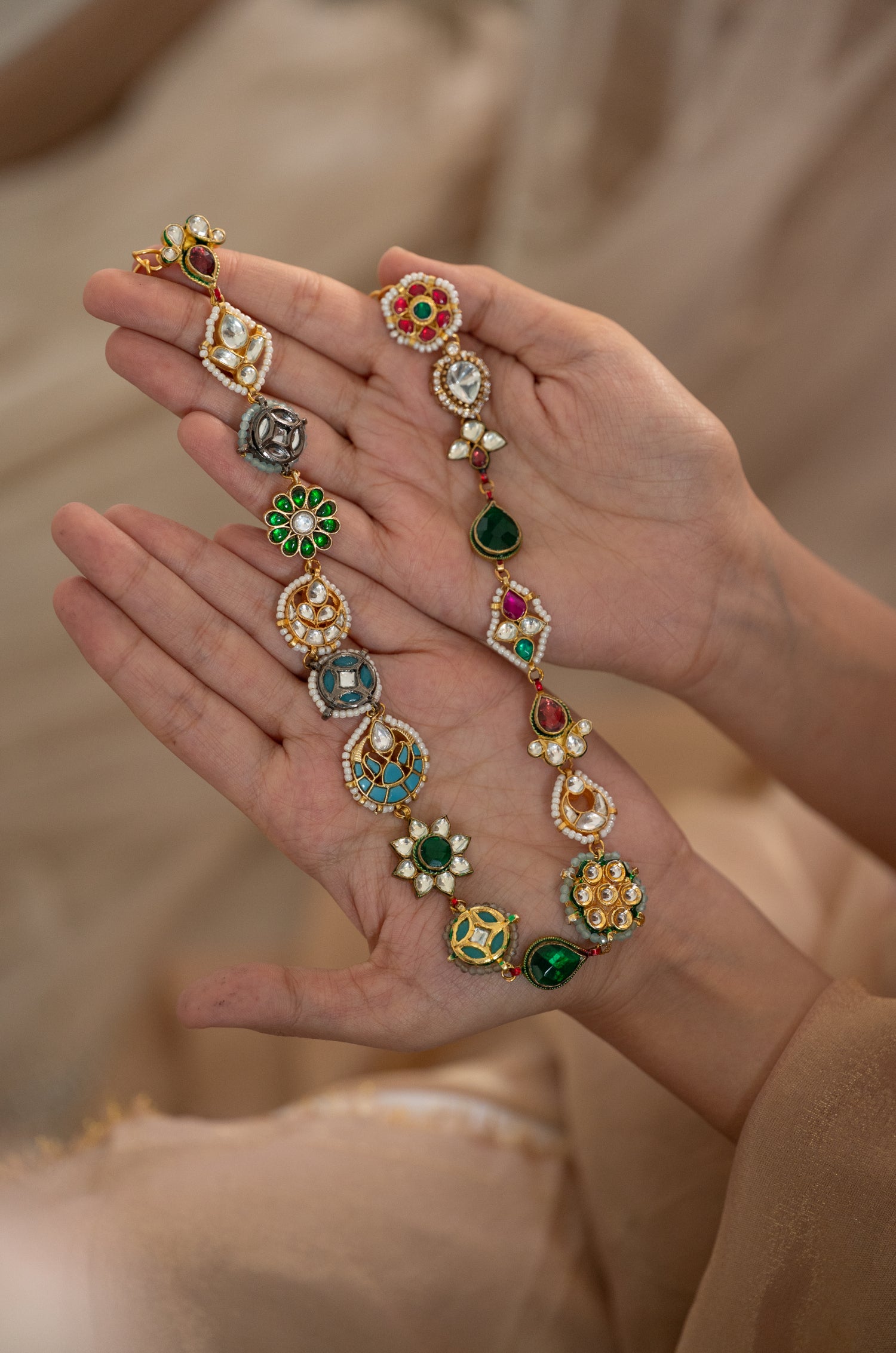 Anvika Multicolored Pearl Necklace