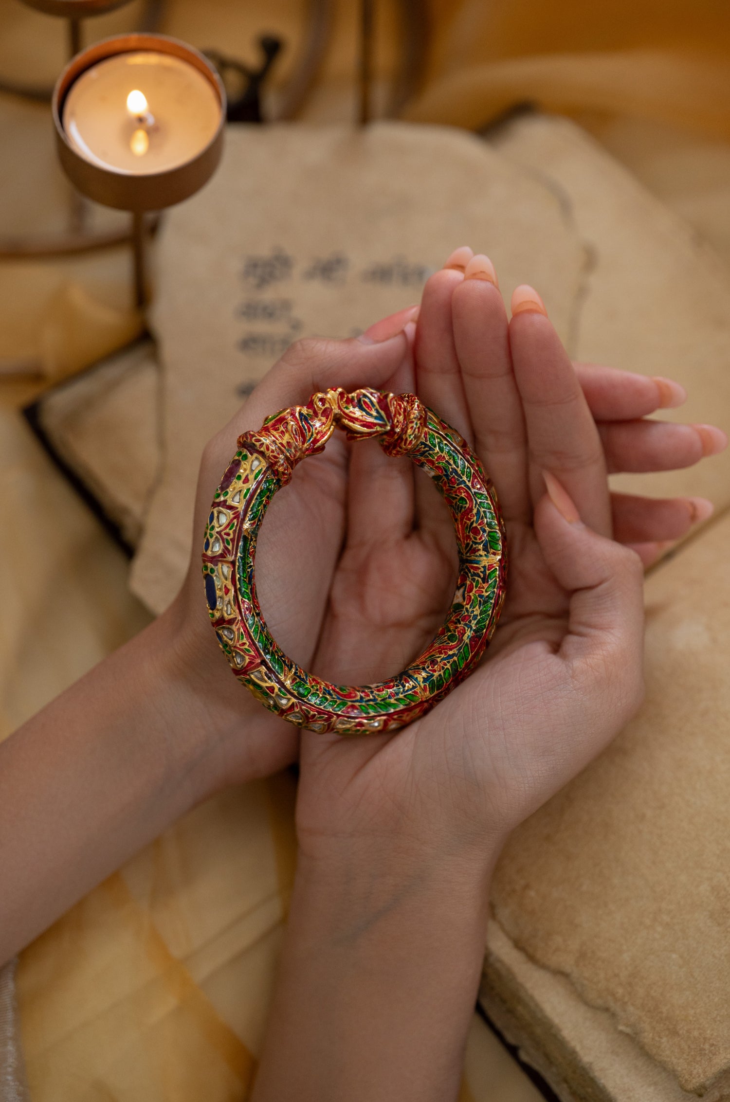Amilia Multicolored Meenakari Bangle