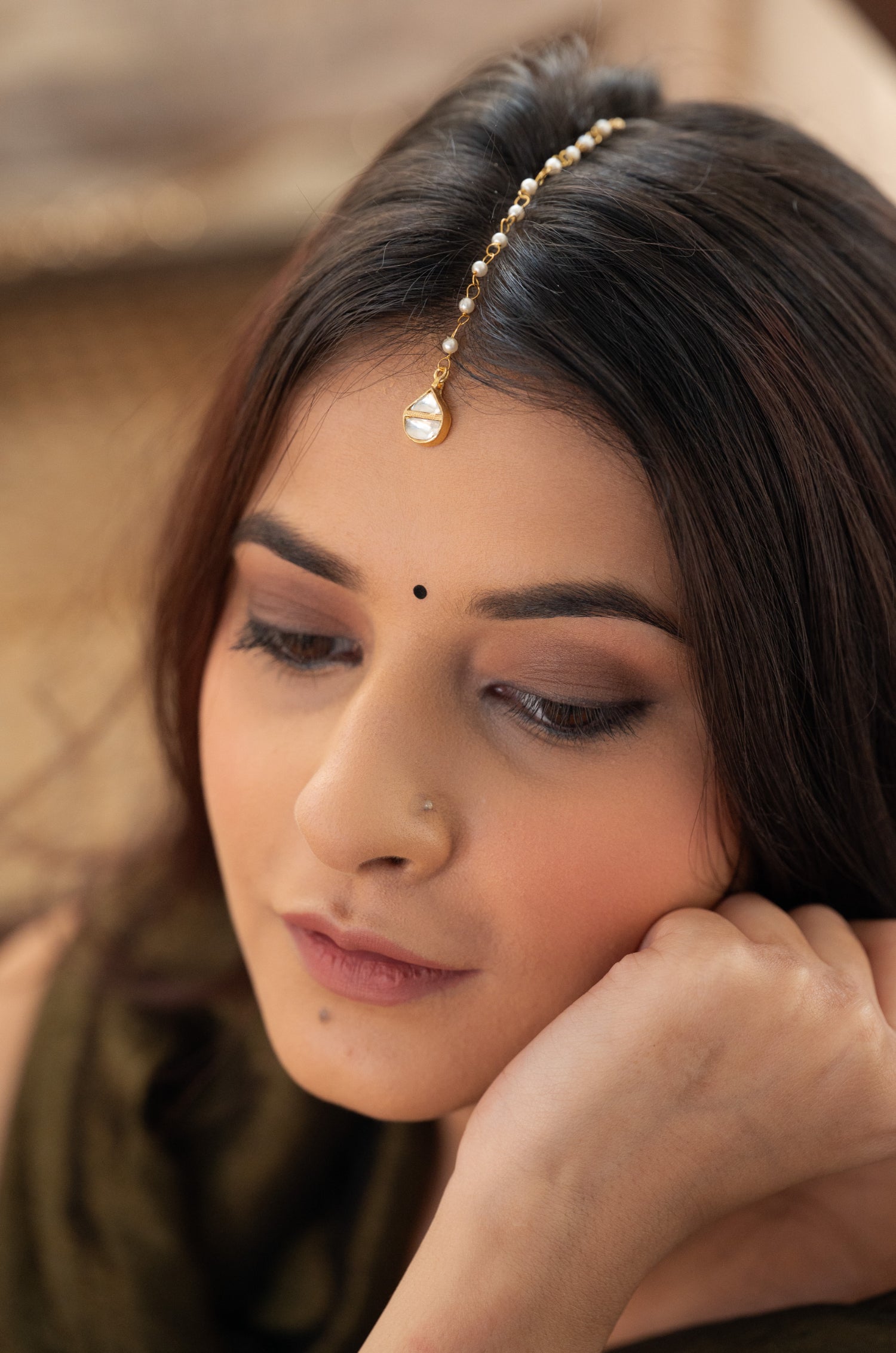 Ria Kundan Maangtikka