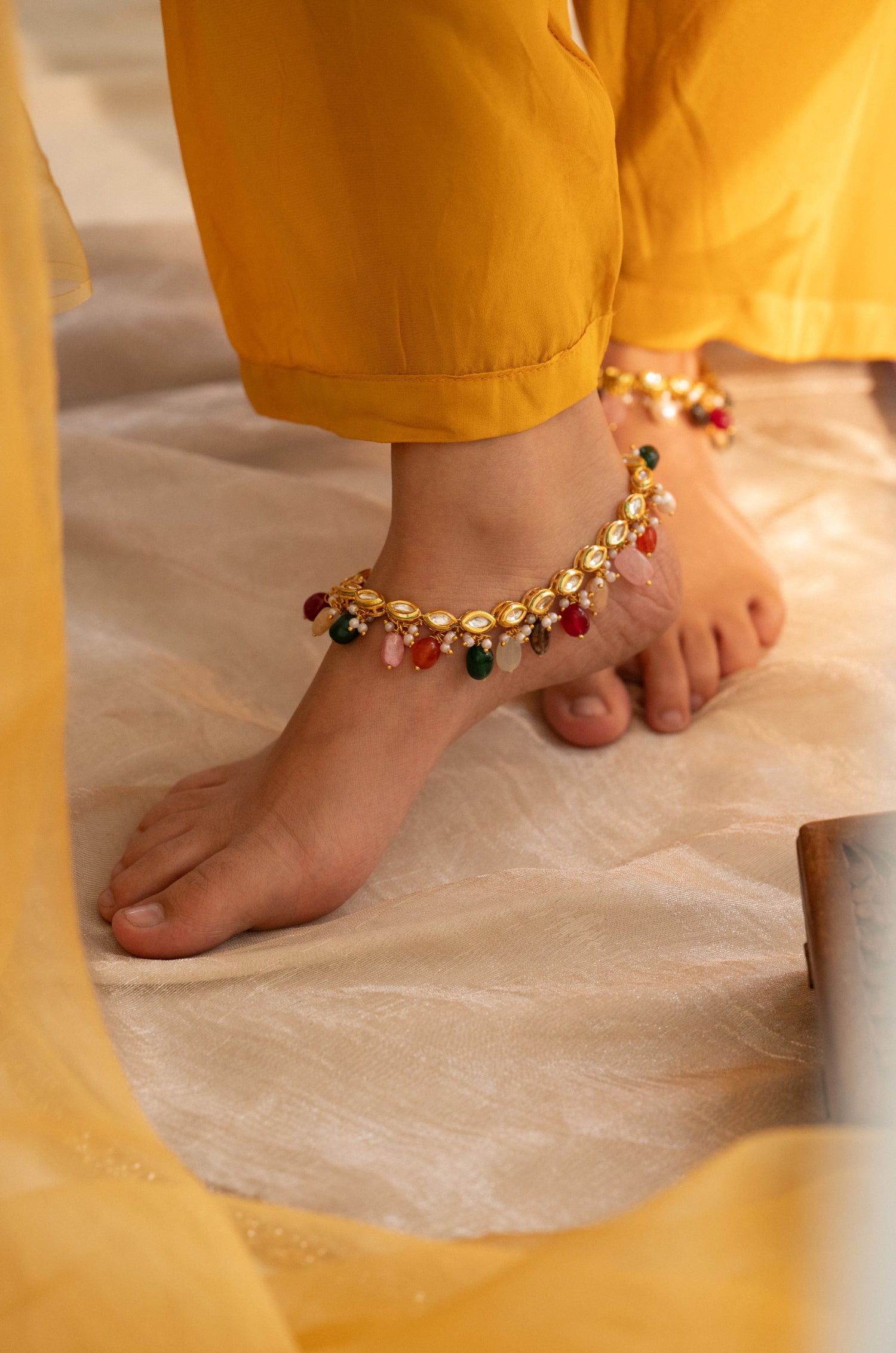 Anamika Kundan Anklets