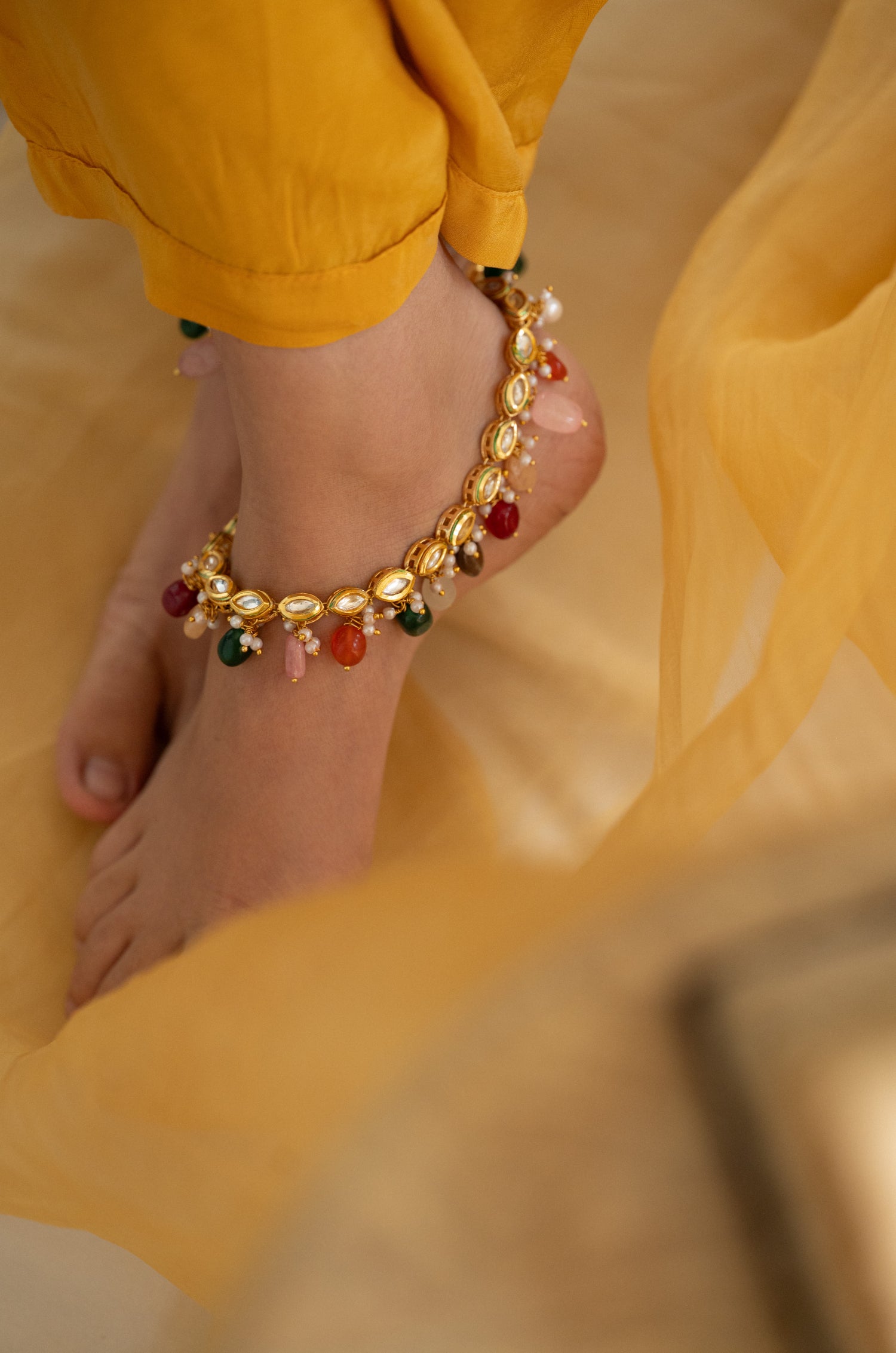 Anamika Kundan Anklets