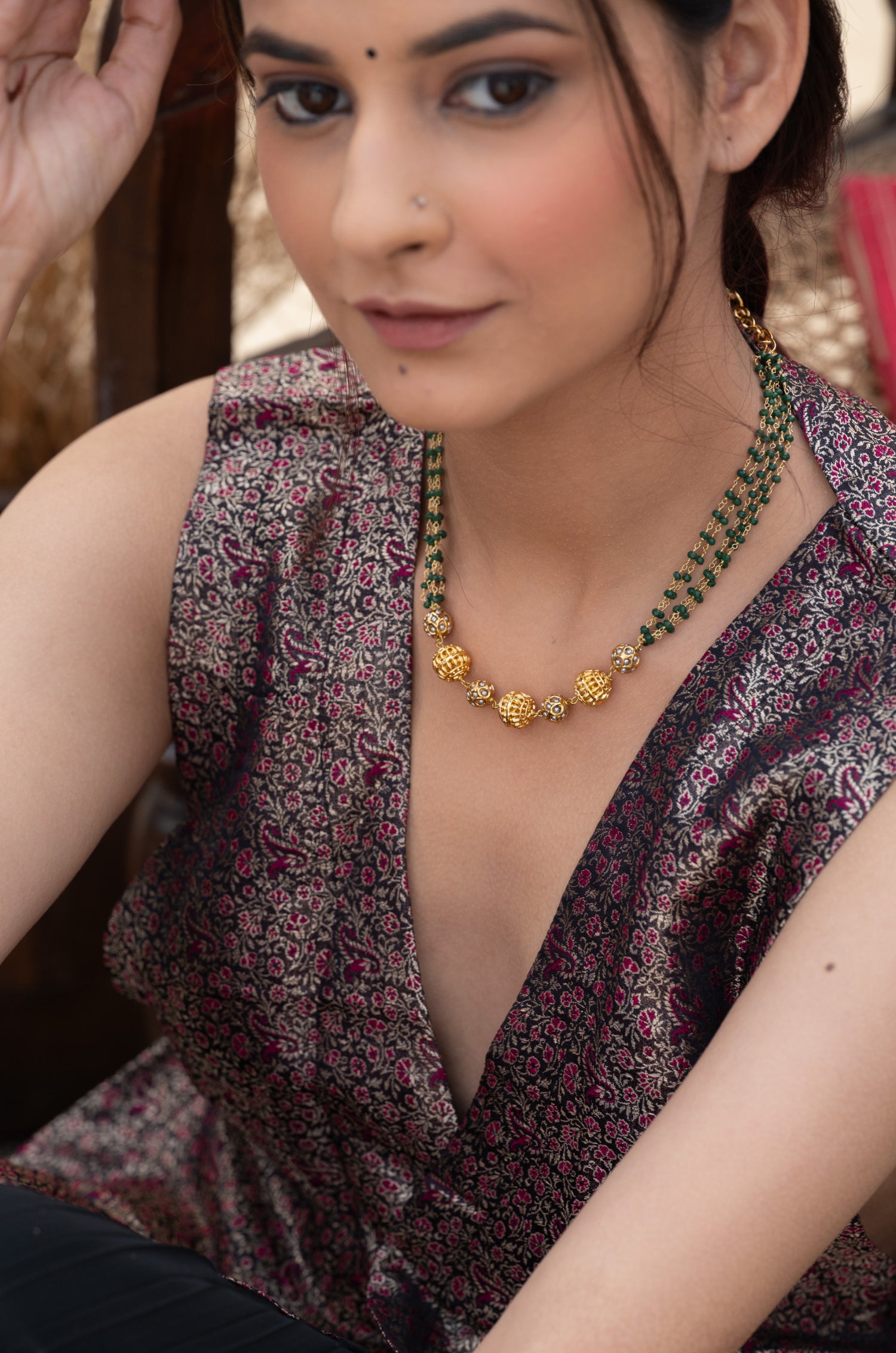 Farah Green Necklace