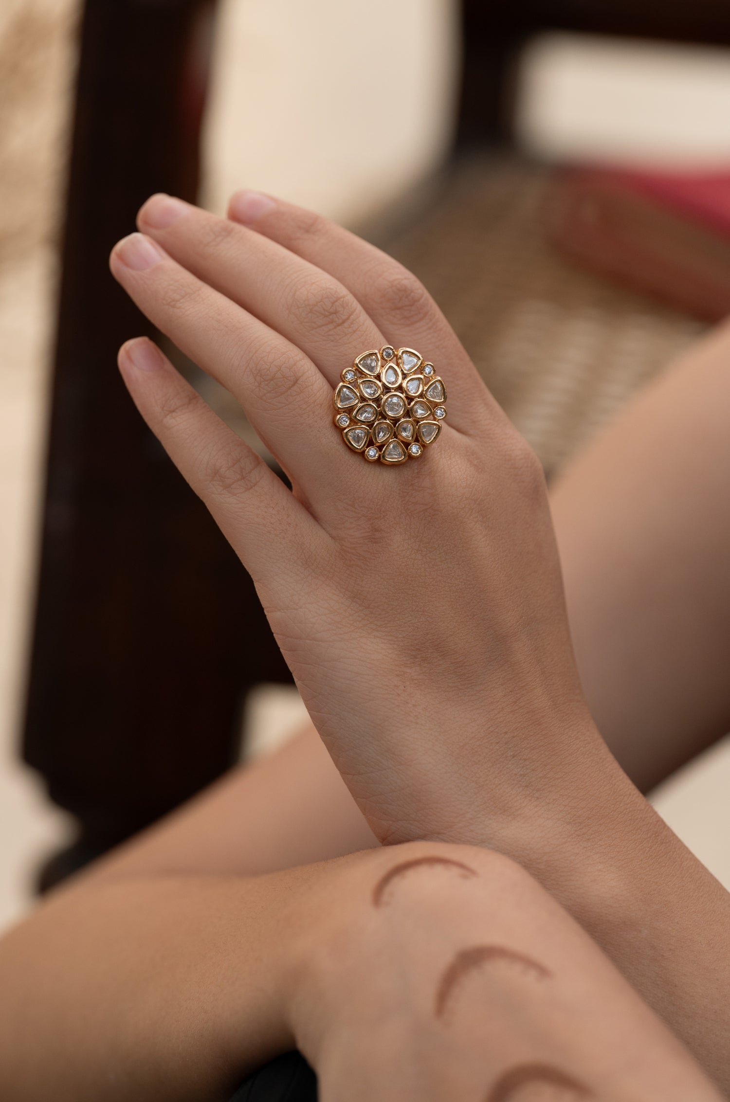 Rishi Polki Ring