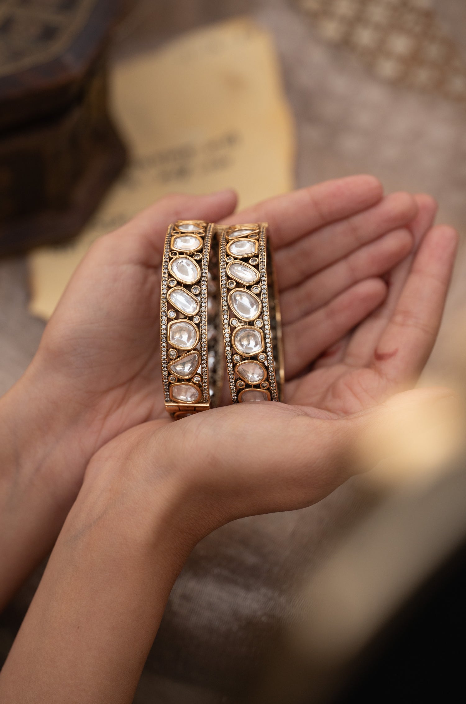 Suhasi Polki Bangles - Set of 2