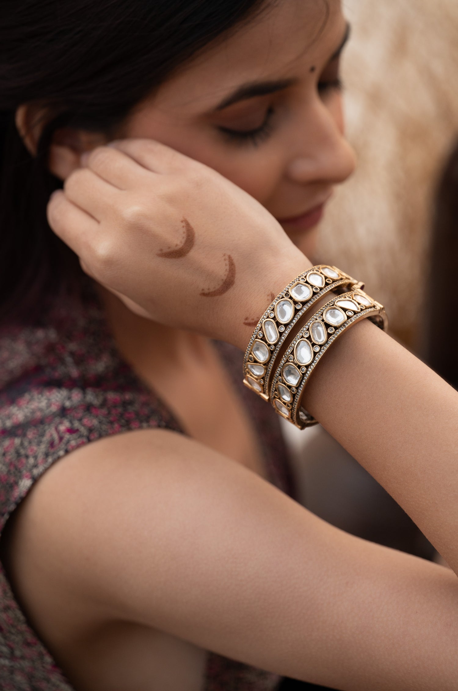 Suhasi Polki Bangles - Set of 2