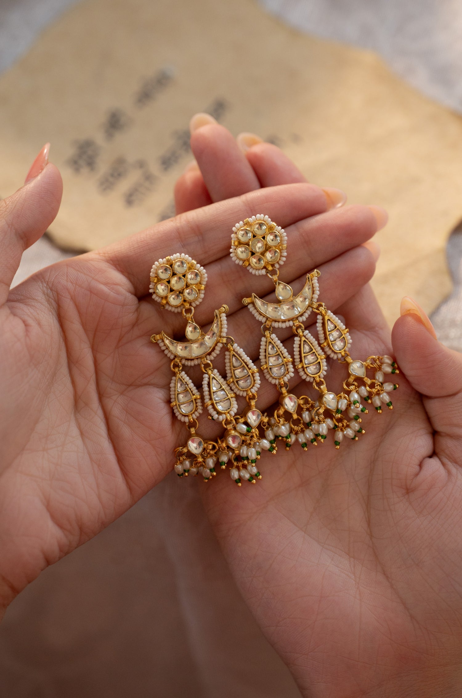 Lavanya Kundan Earrings