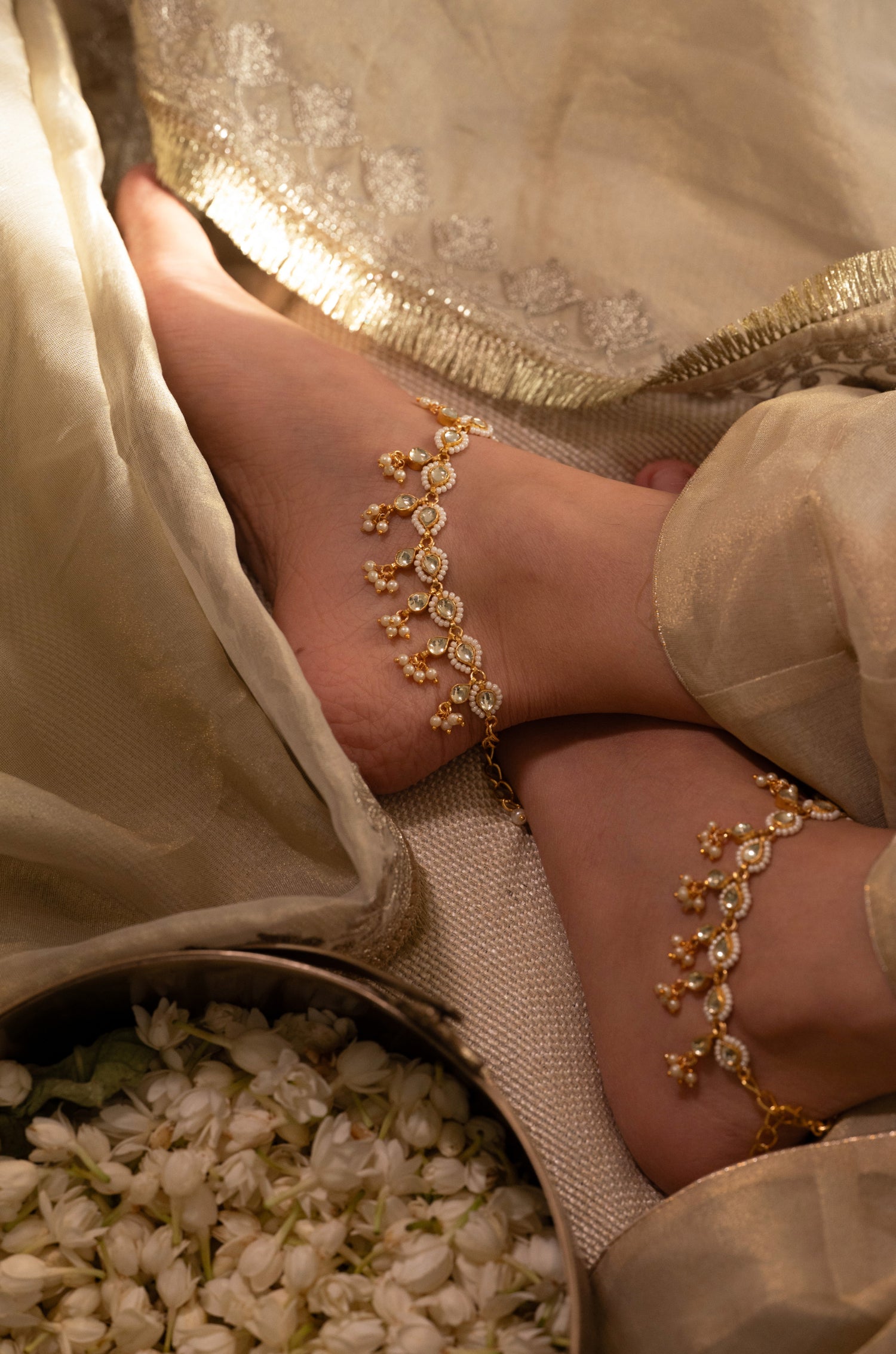 Sarita Kundan Anklets