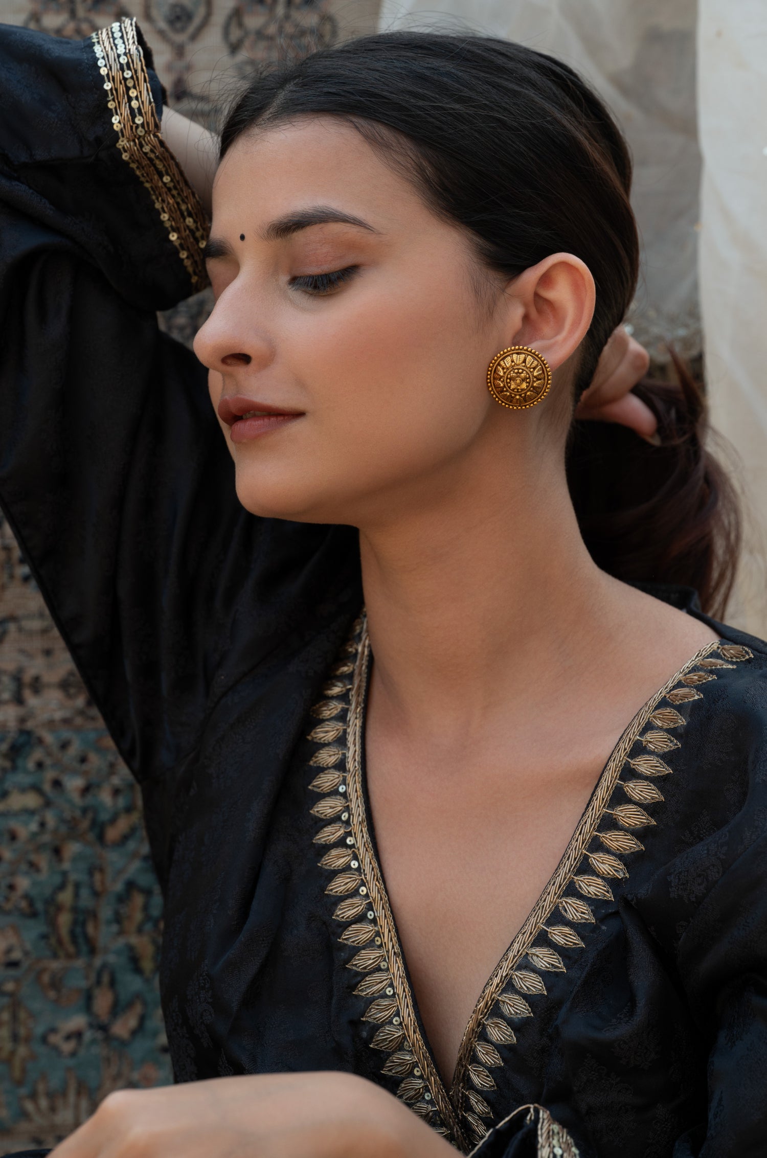 Chaitali Temple Studs