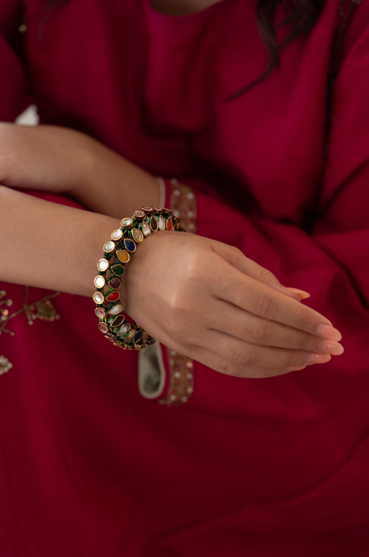 Inahira Navrattan Bangle