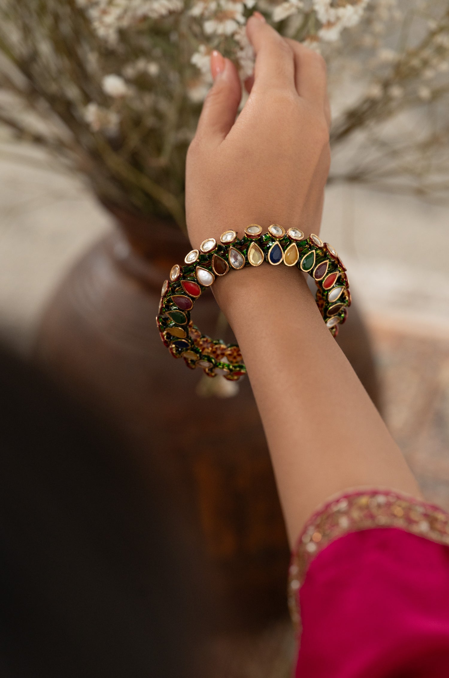 Inahira Navrattan Bangle