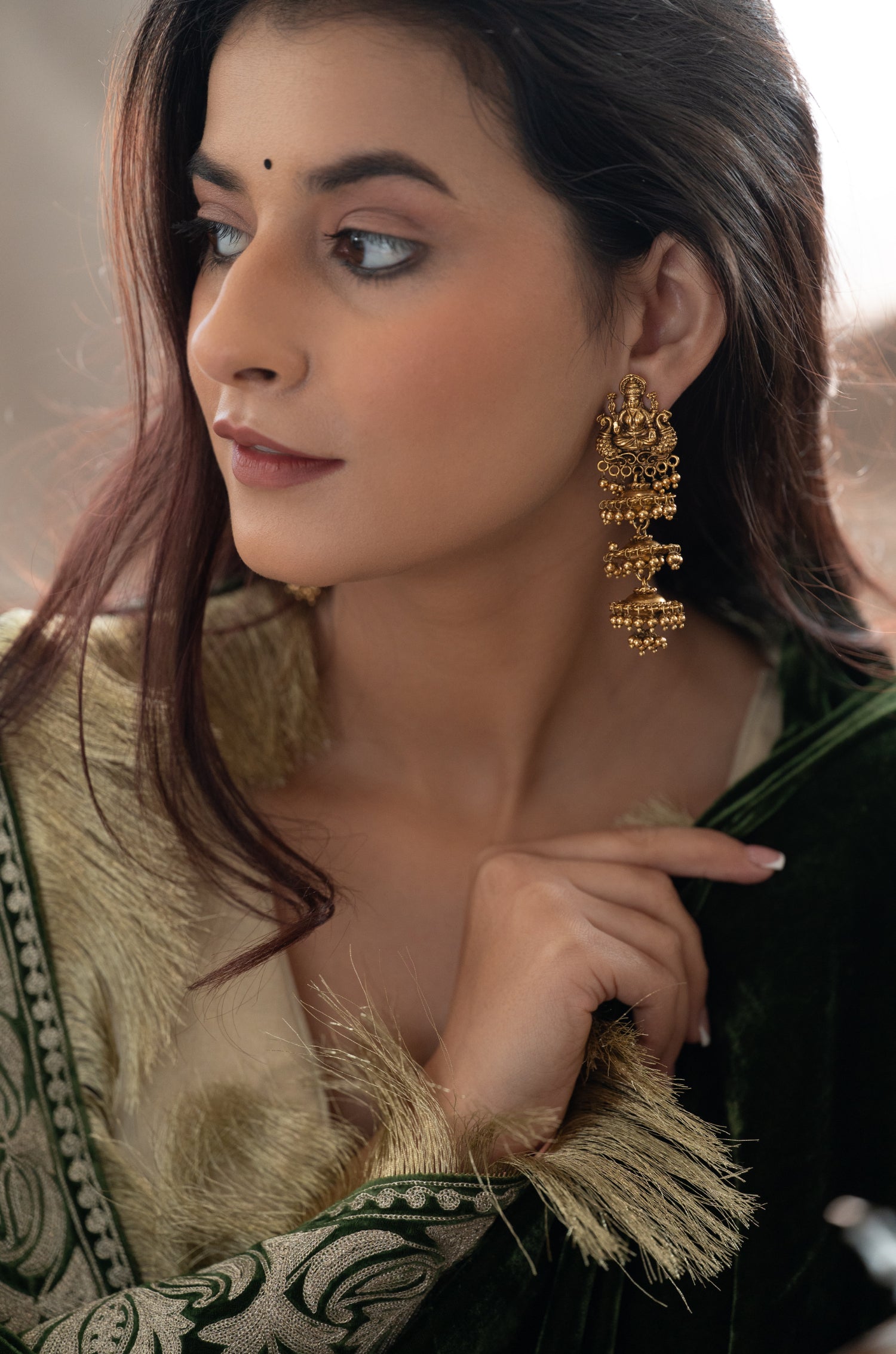 Devi Temple Earrings