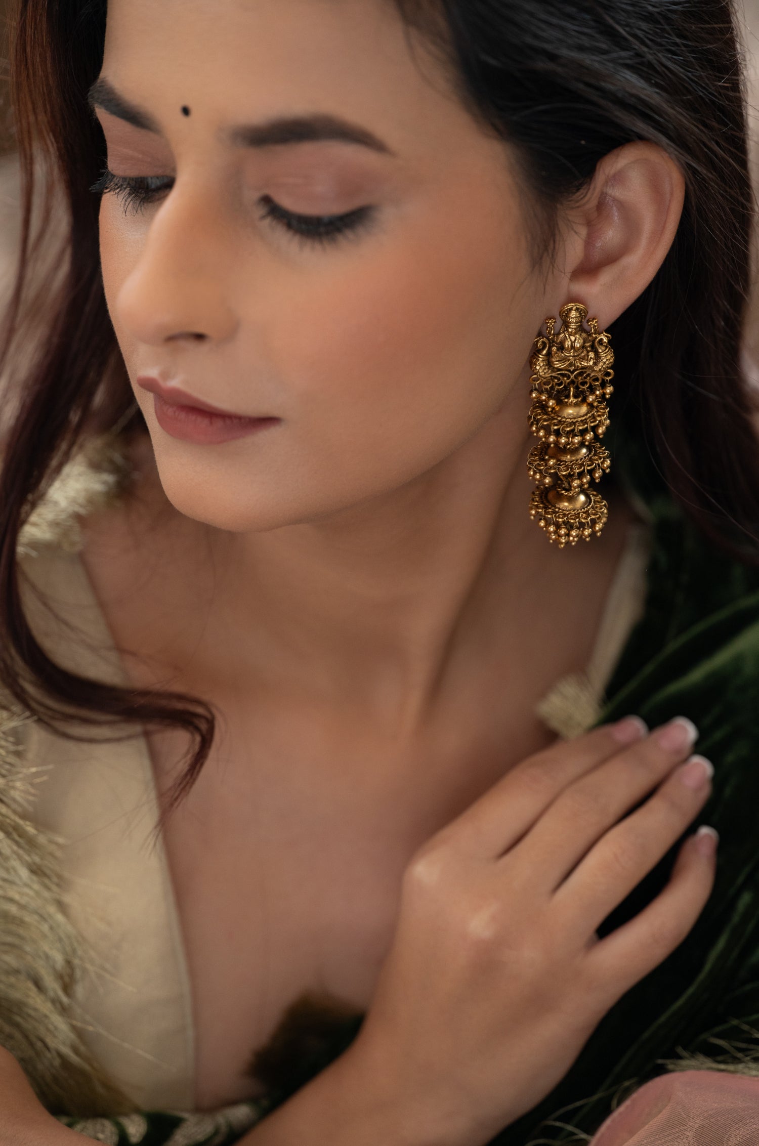 Devi Temple Earrings