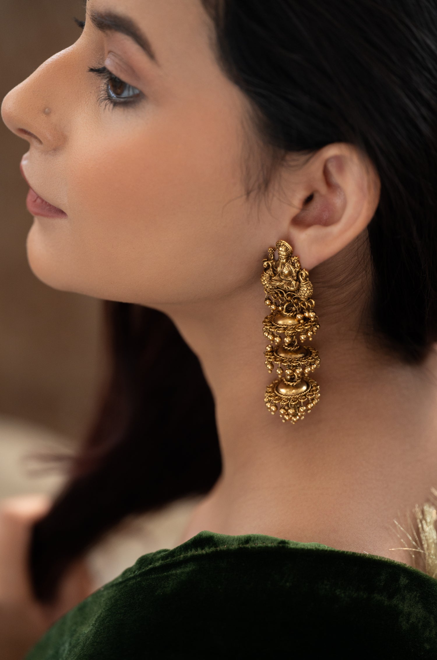Devi Temple Earrings
