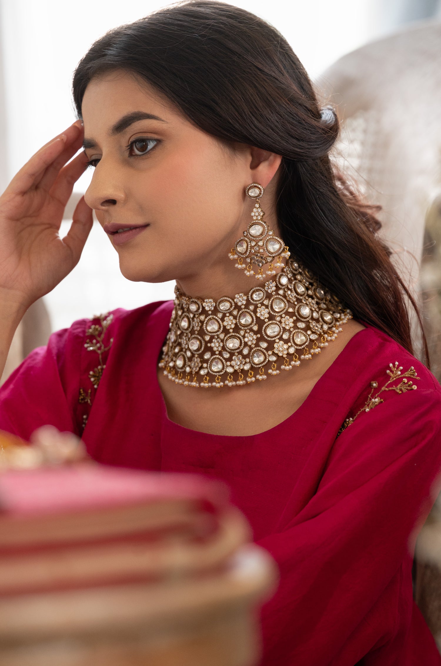 Sharanya Polki Necklace Set