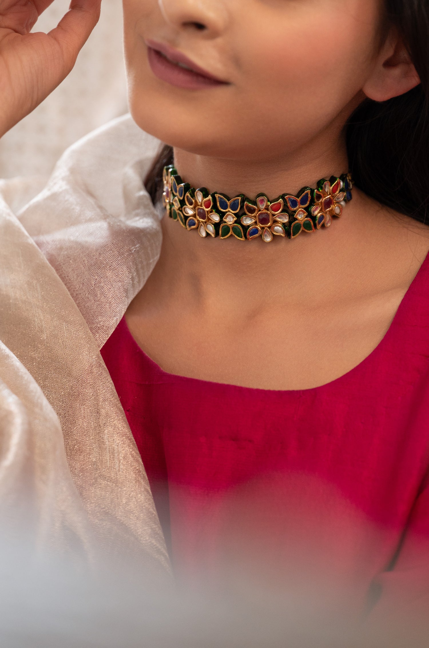 Yuvika Navrattan Choker Necklace