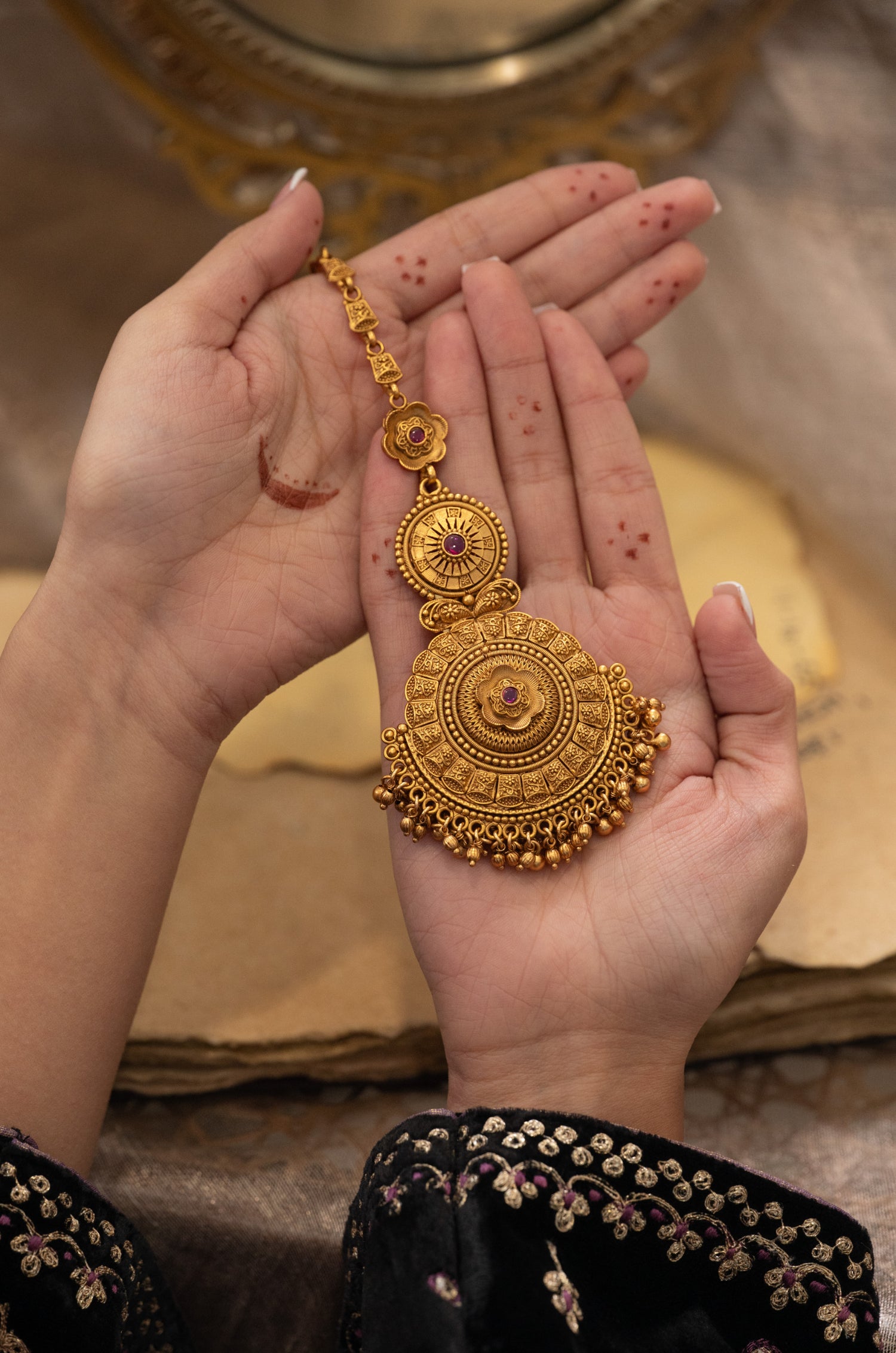 Gitika Temple Work Maangtikka