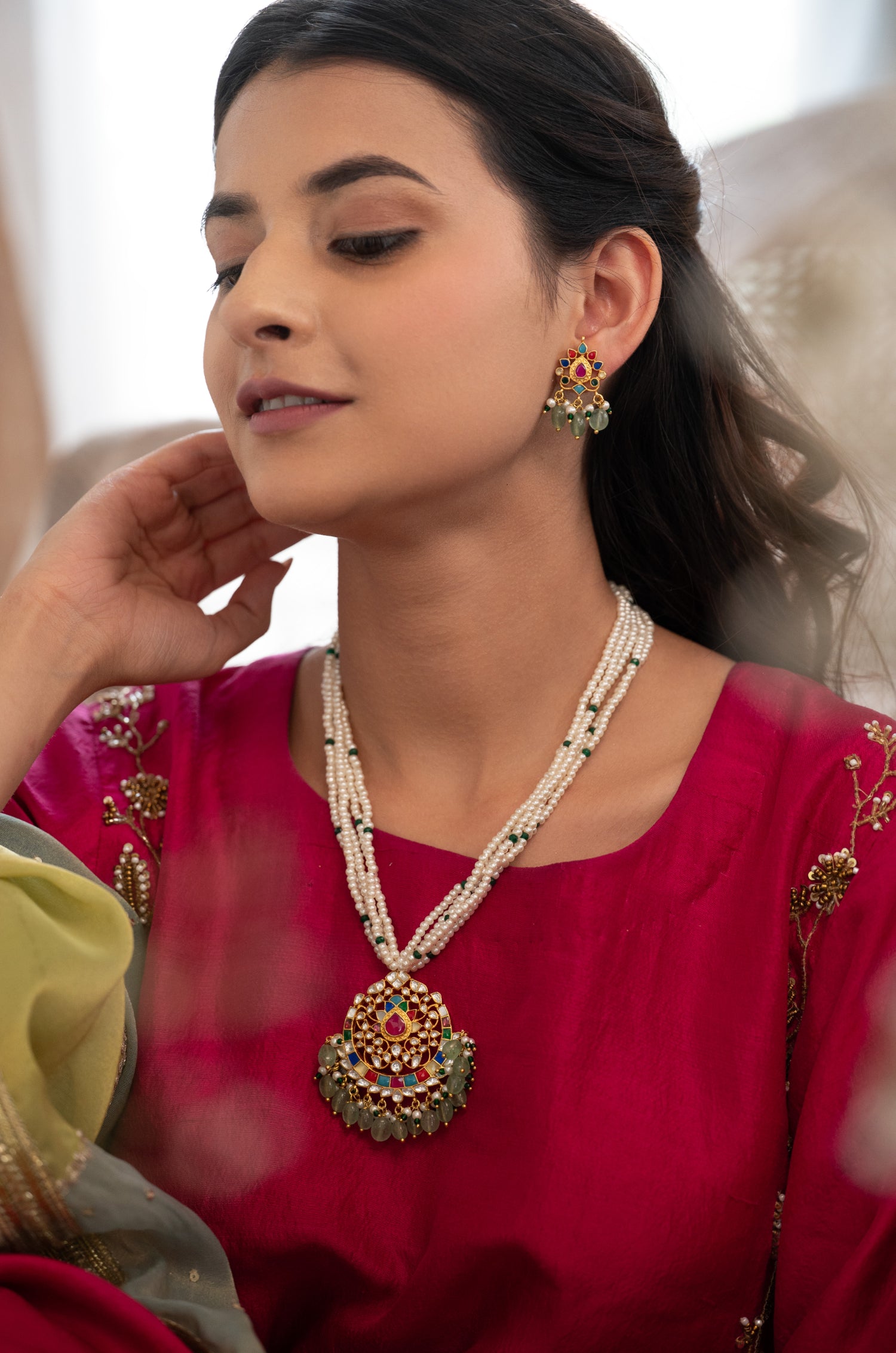 Zivara Multicolored Necklace Set
