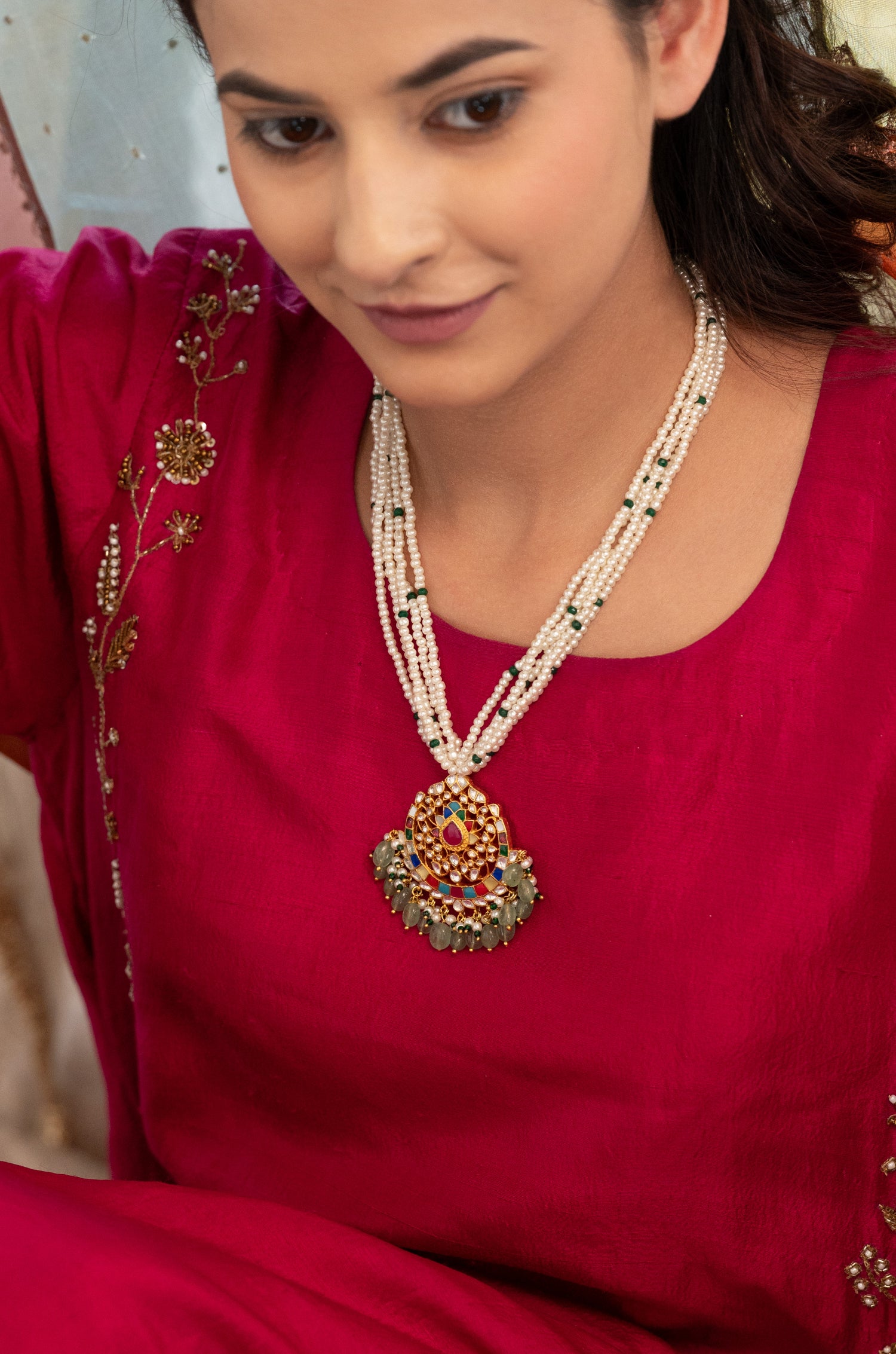 Zivara Multicolored Necklace Set